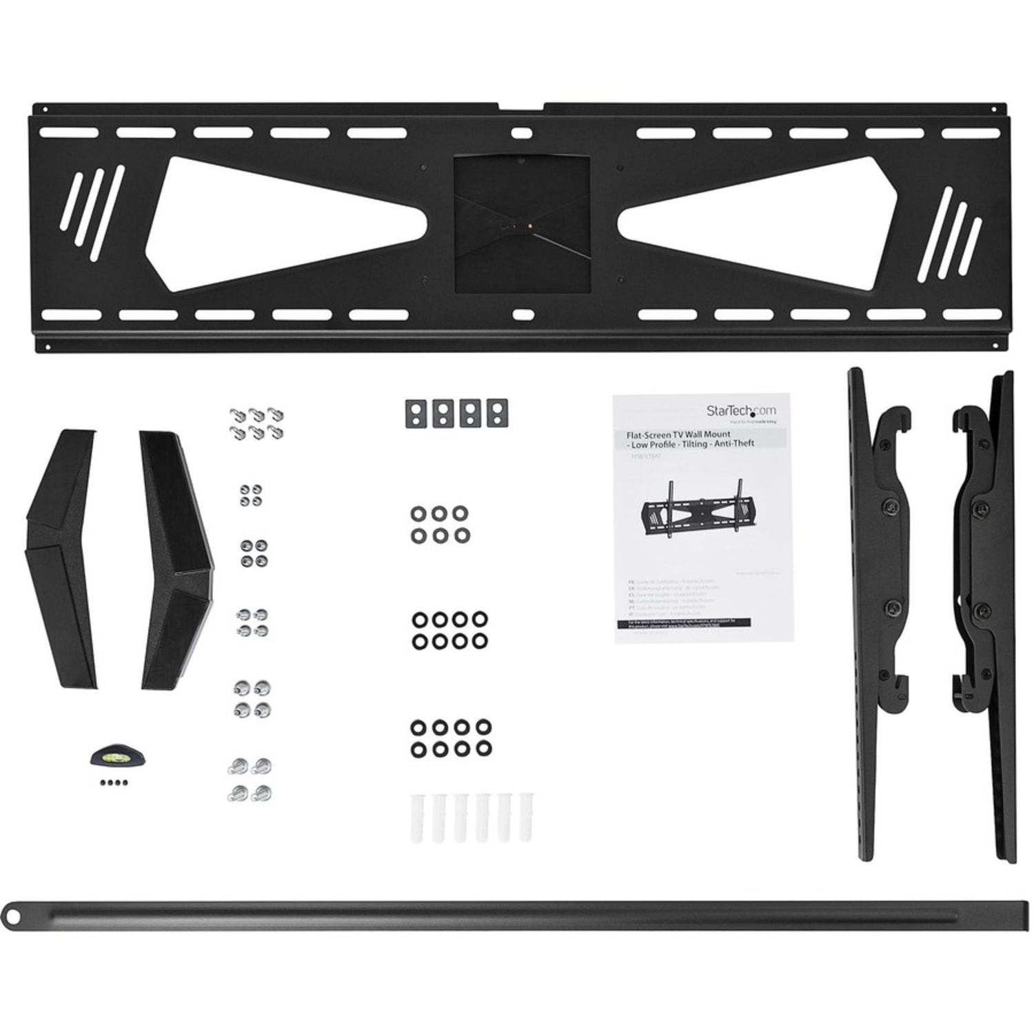 StarTech.com Low Profile TV Mount - Tilting - Anti-Theft - Flat Screen TV Wall Mount for 37in to 75in TVs - VESA Wall Mount - Image 3