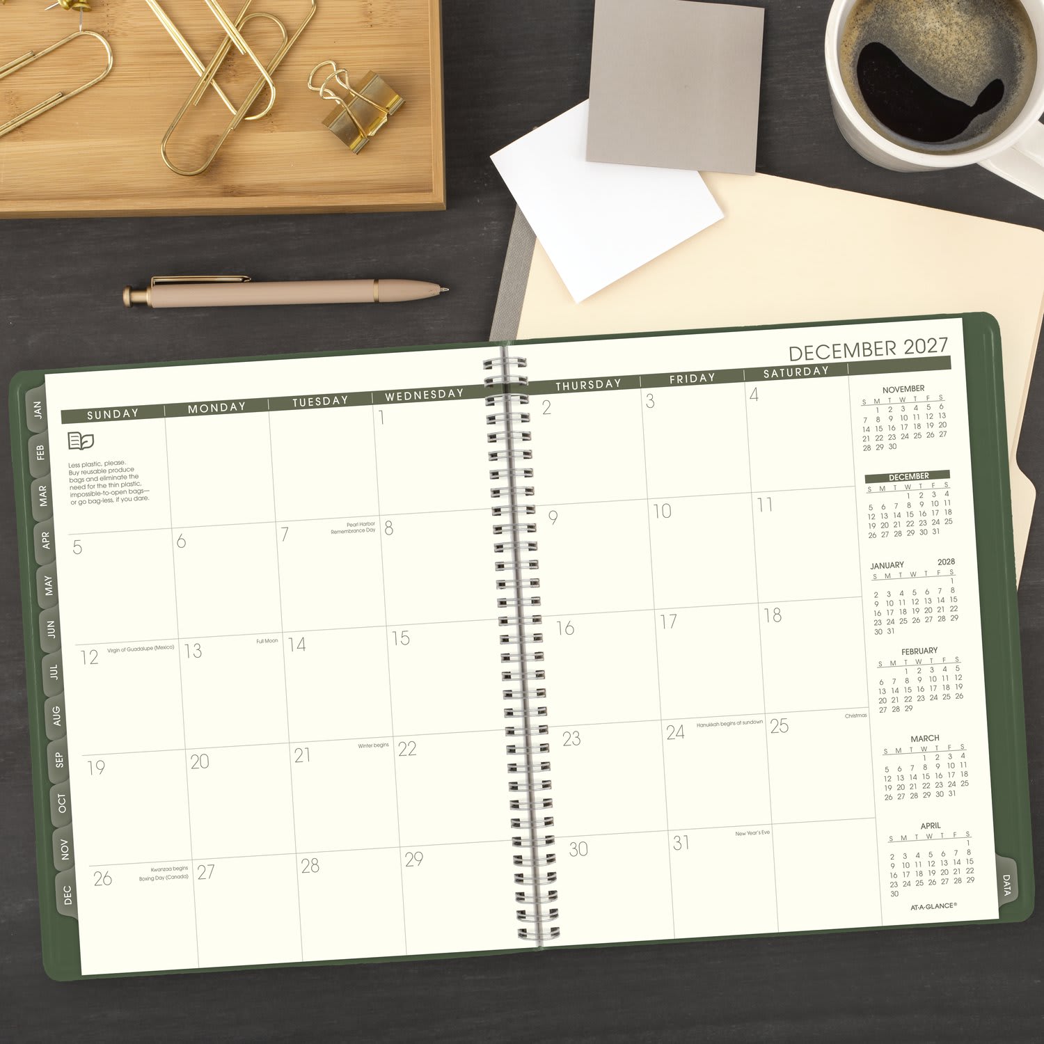 AT-A-GLANCE Recycled Weekly Monthly Appointment Books, 70950G6027 - Image 4