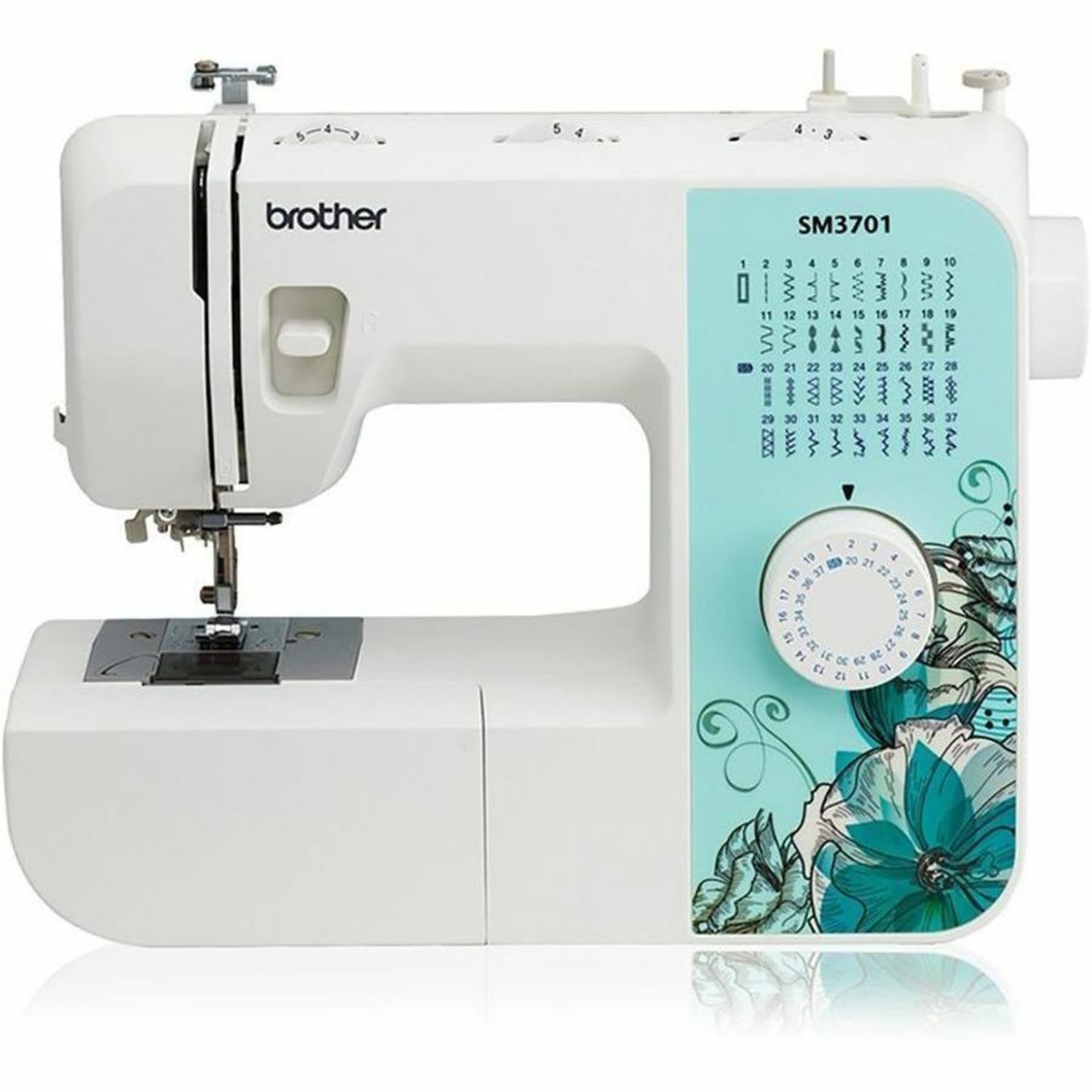Brother SM3701 Electric Sewing Machine - 37 Built-In Stitches - Automatic Threading - Portable - Image 3