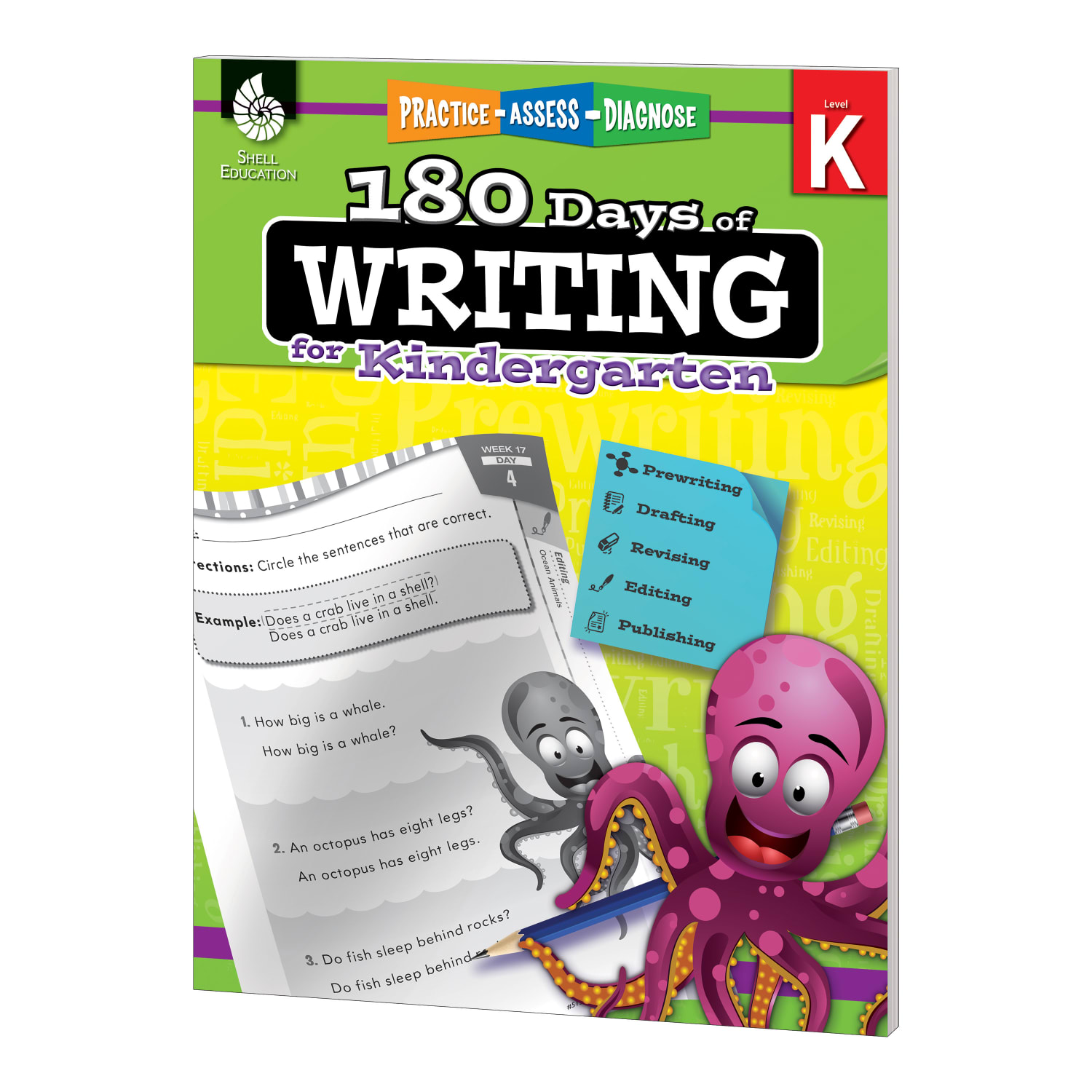 Shell Education 180 Days Of Writing Workbook, Kindergarten - Image 3