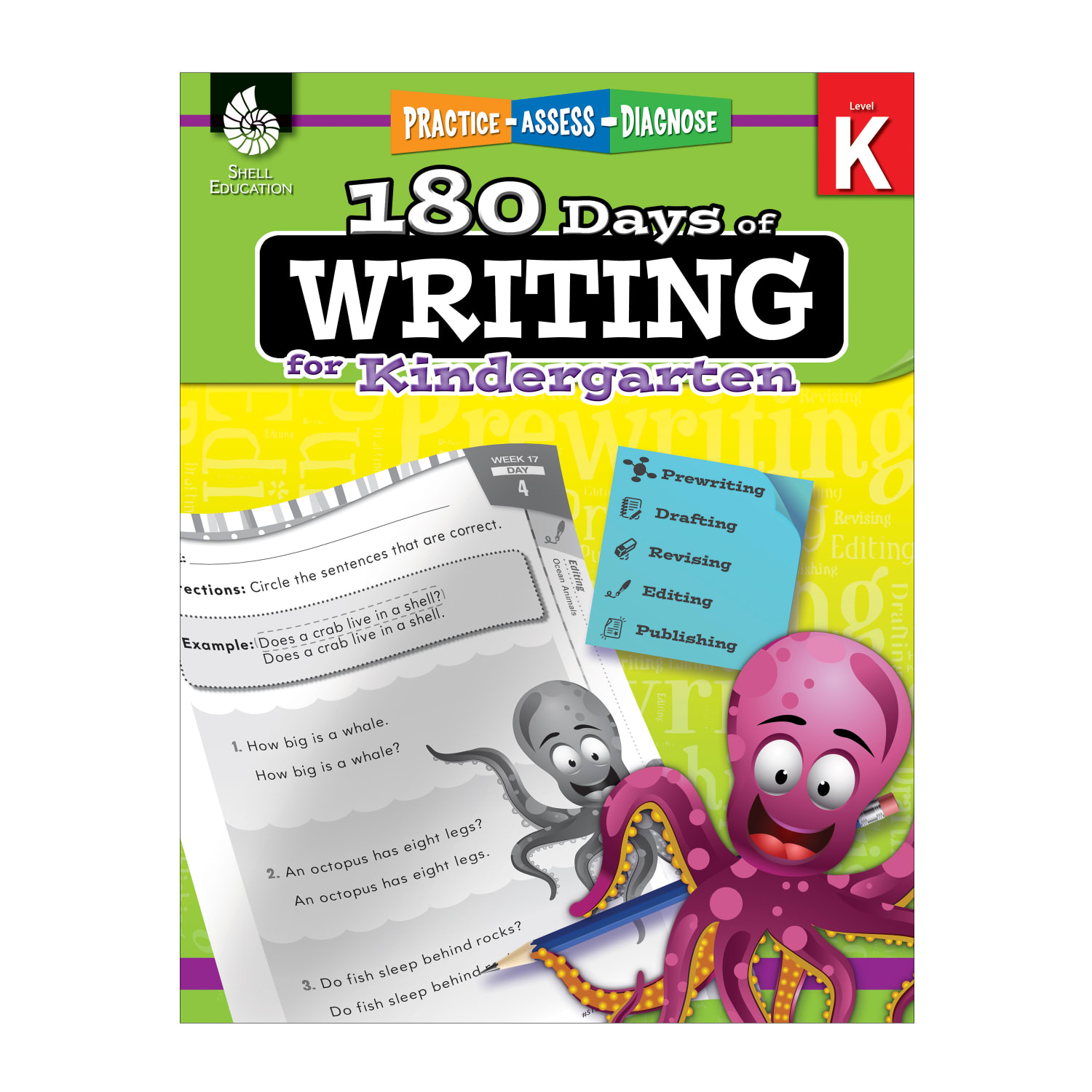 Shell Education 180 Days Of Writing Workbook, Kindergarten - Image 4