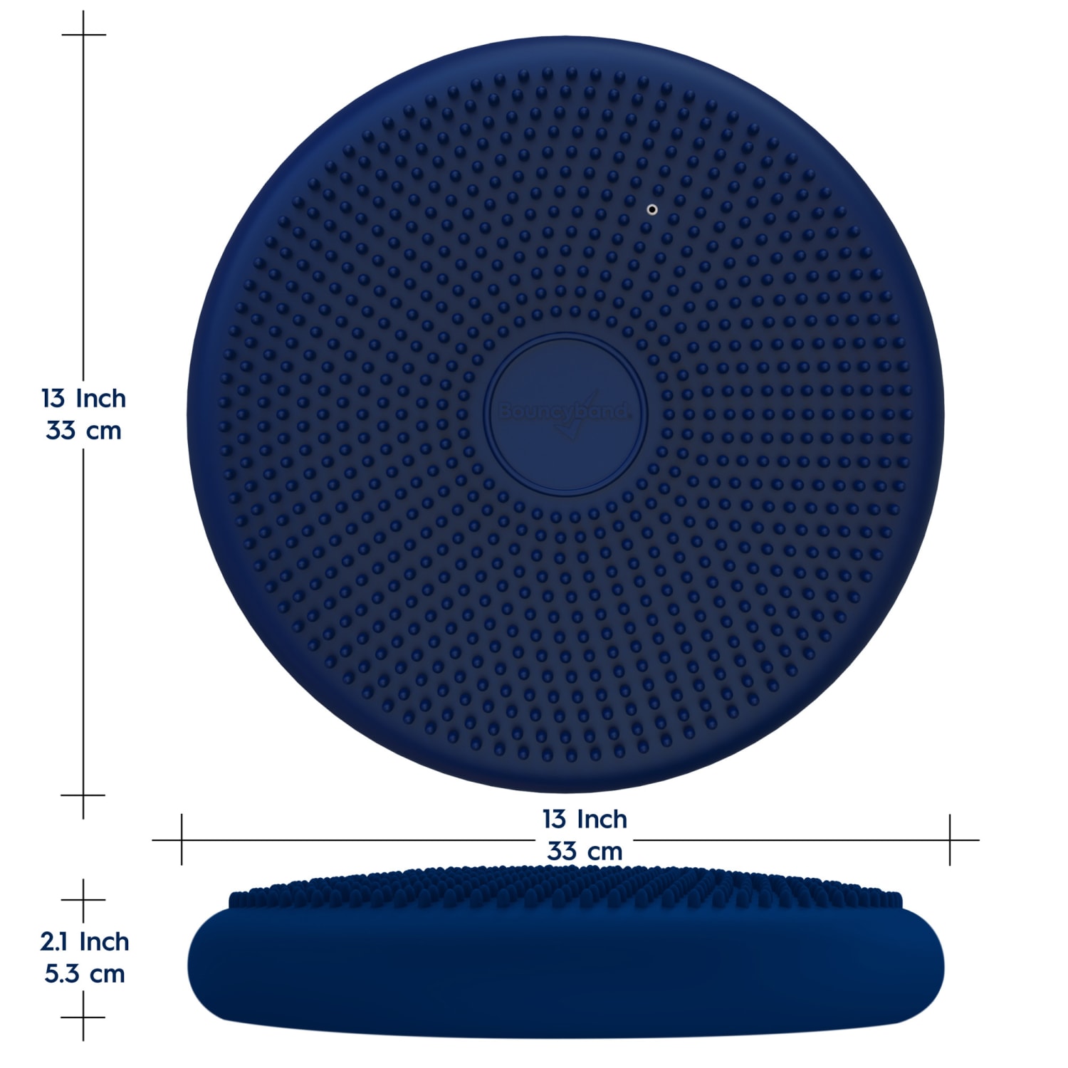 Bouncyband Big Wiggle Seat Sensory Cushion, 13in, Blue - Image 6