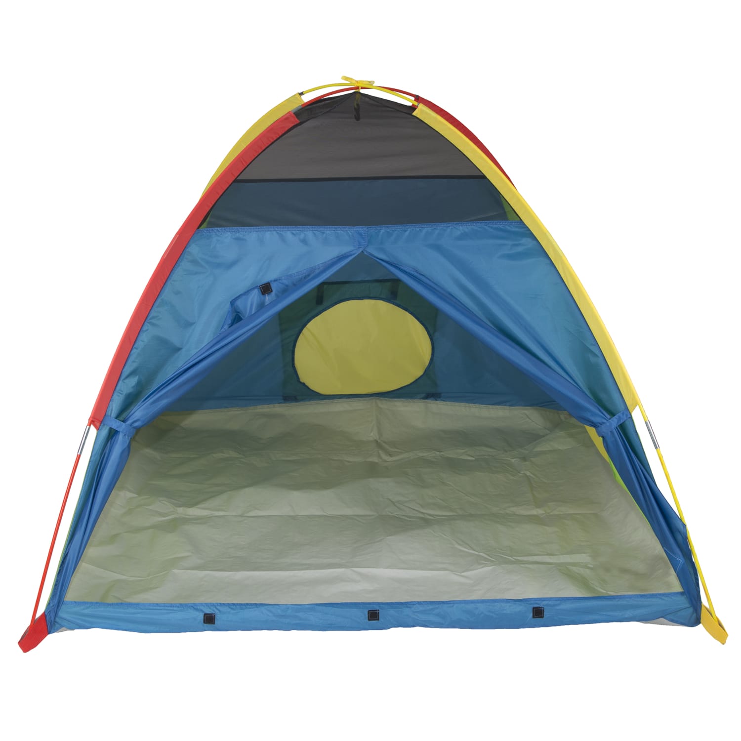 Pacific Play Tents Silver Series Super Duper 4-Kid Play Tent, 58inH x 58inW x 46inD, Multicolor - Image 3
