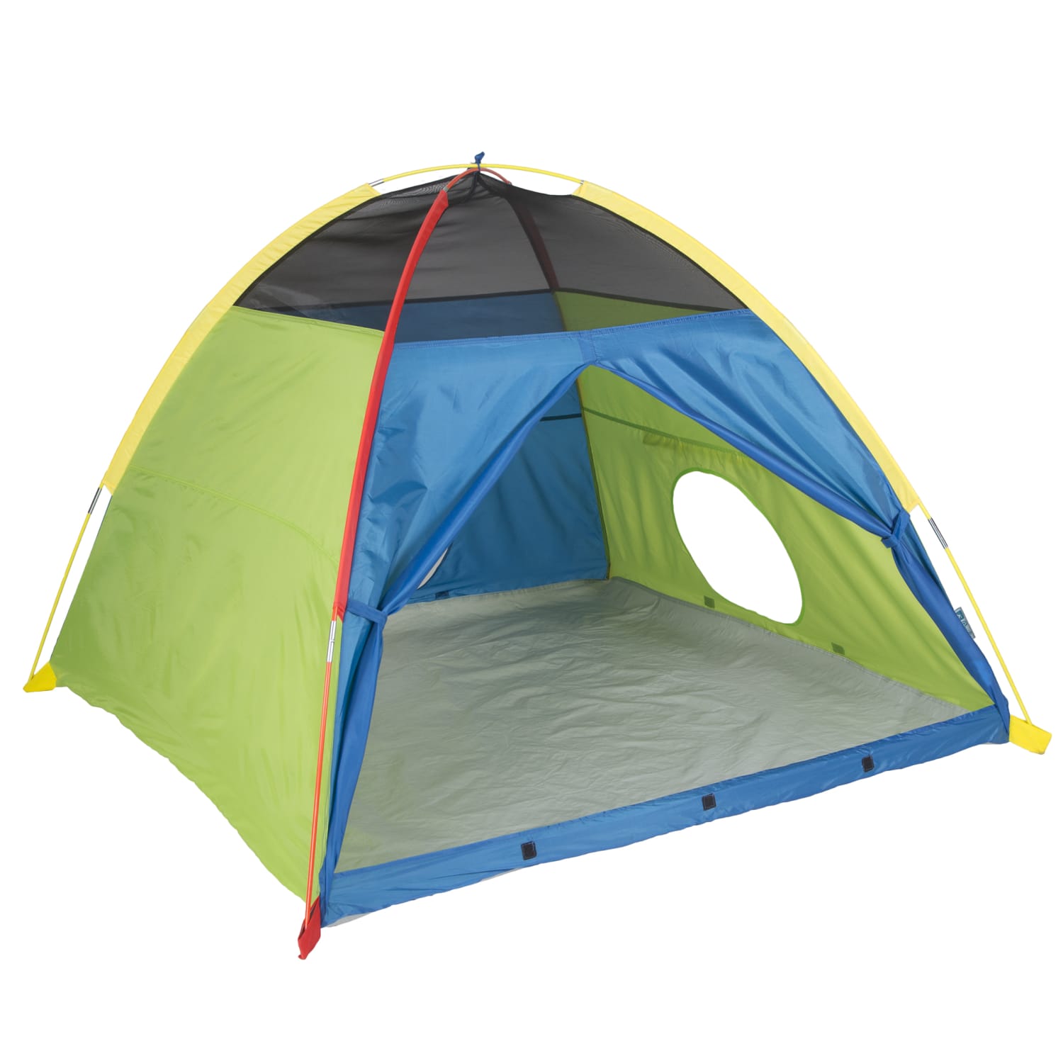 Pacific Play Tents Silver Series Super Duper 4-Kid Play Tent, 58inH x 58inW x 46inD, Multicolor - Image 5