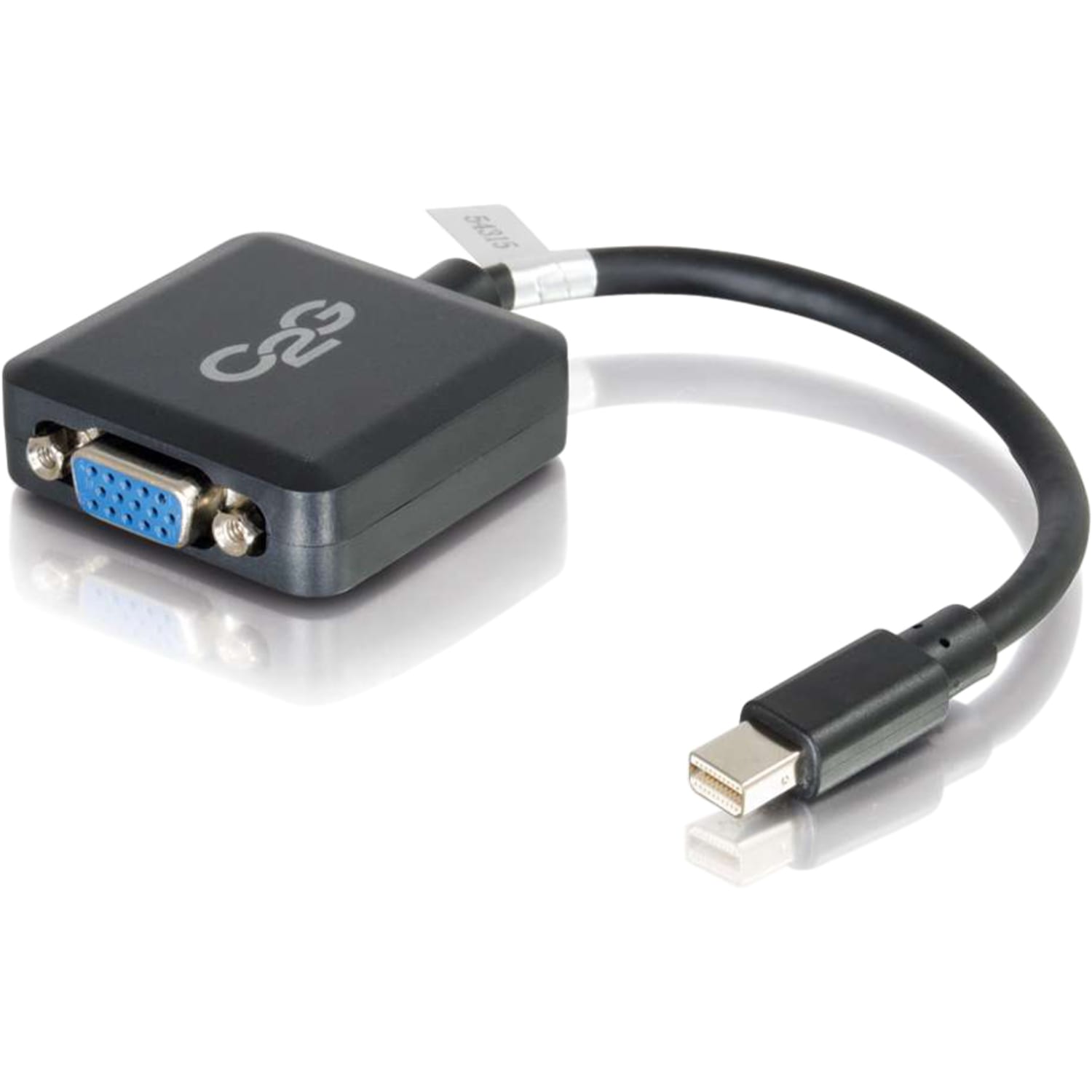 C2G Mini DisplayPort to VGA Adapter - 8in - Active - M/F - Mini DisplayPort/VGA  - 54315 - Image 5