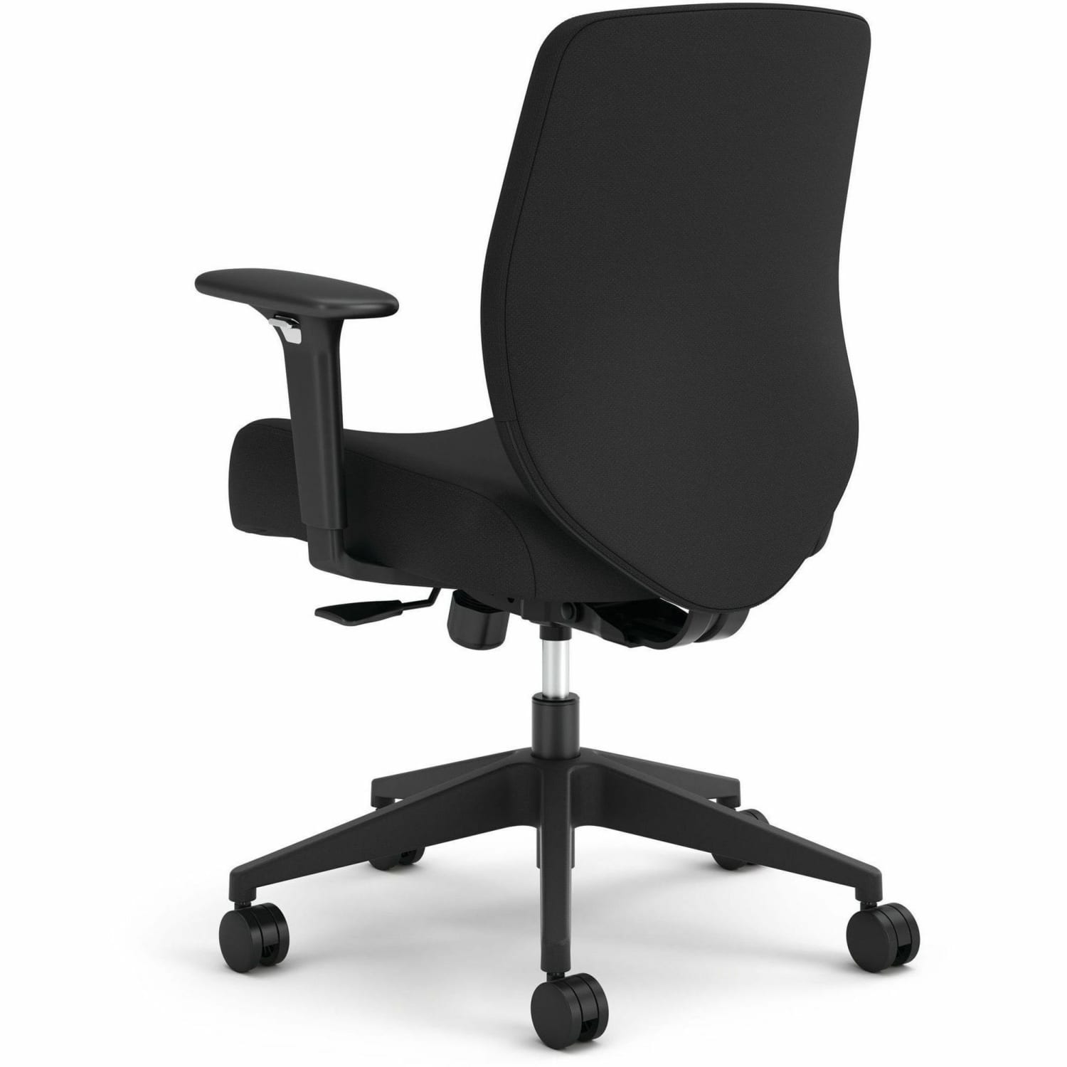 HON Altern Task Chair - Fabric, Foam Seat Material - Fabric Back Material - Black Frame Color - Mid Back - Black - Armrest - 1 Each - Image 5