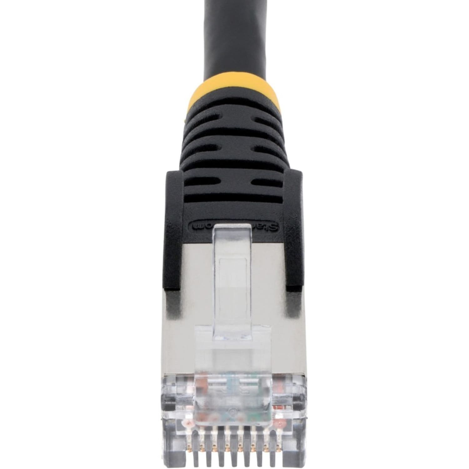 StarTech.com 10ft CAT6a Ethernet Cable, Black Low Smoke Zero Halogen (LSZH) 10 GbE 100W PoE S/FTP Snagless RJ-45 Network Patch Cord - 10ft Black Low Smoke Zero Halogen (LSZH) Shielded CAT6A Ethernet Cable - 10GbE Multi Gigabit 1/2.5/5/10Gbps - Image 5