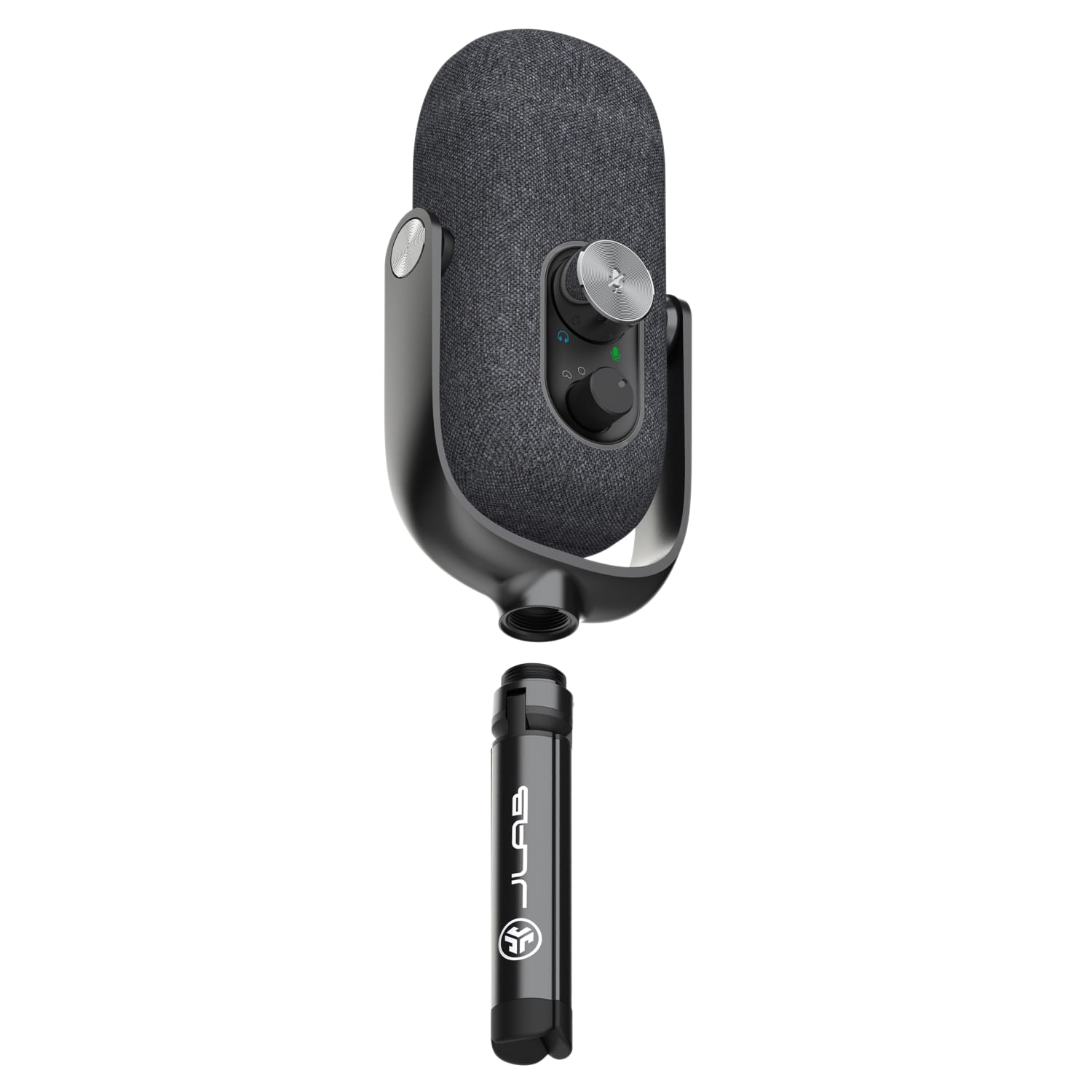 JLab Audio EPIC TALK USB Microphone, 6.69in, Black - Image 5