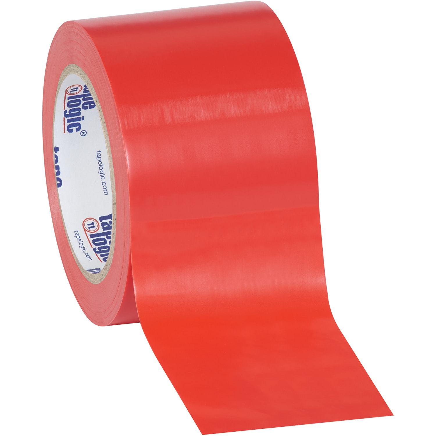 BOX Packaging Solid Vinyl Safety Tape, 3in Core, 3in x 36 Yd., Red, Case Of 3 - Image 3