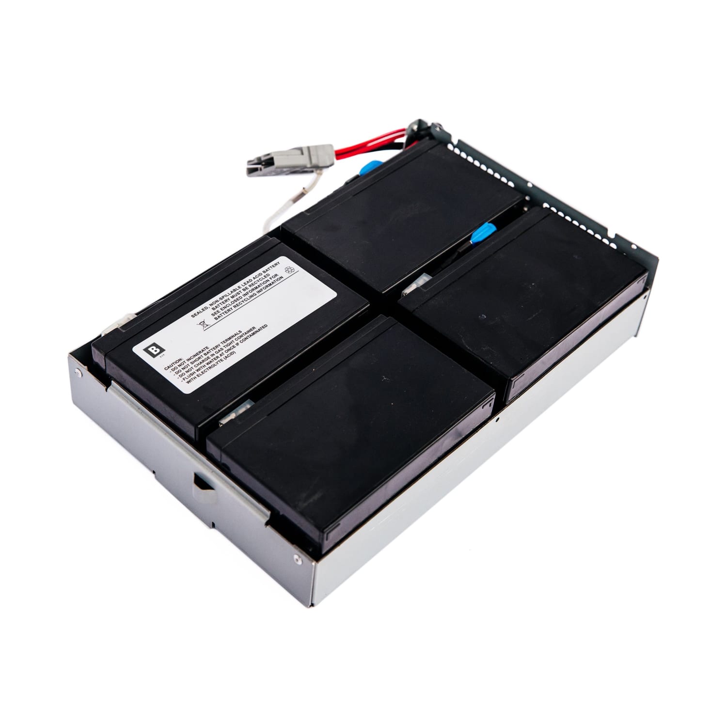 B3E - UPS battery (equivalent to: APC APCRBC157) - 4 x battery - lead acid - for P/N: SMC1500-2U, SMC1500-2UTW, SMC1500I-2U, SMT1000RMI2UC