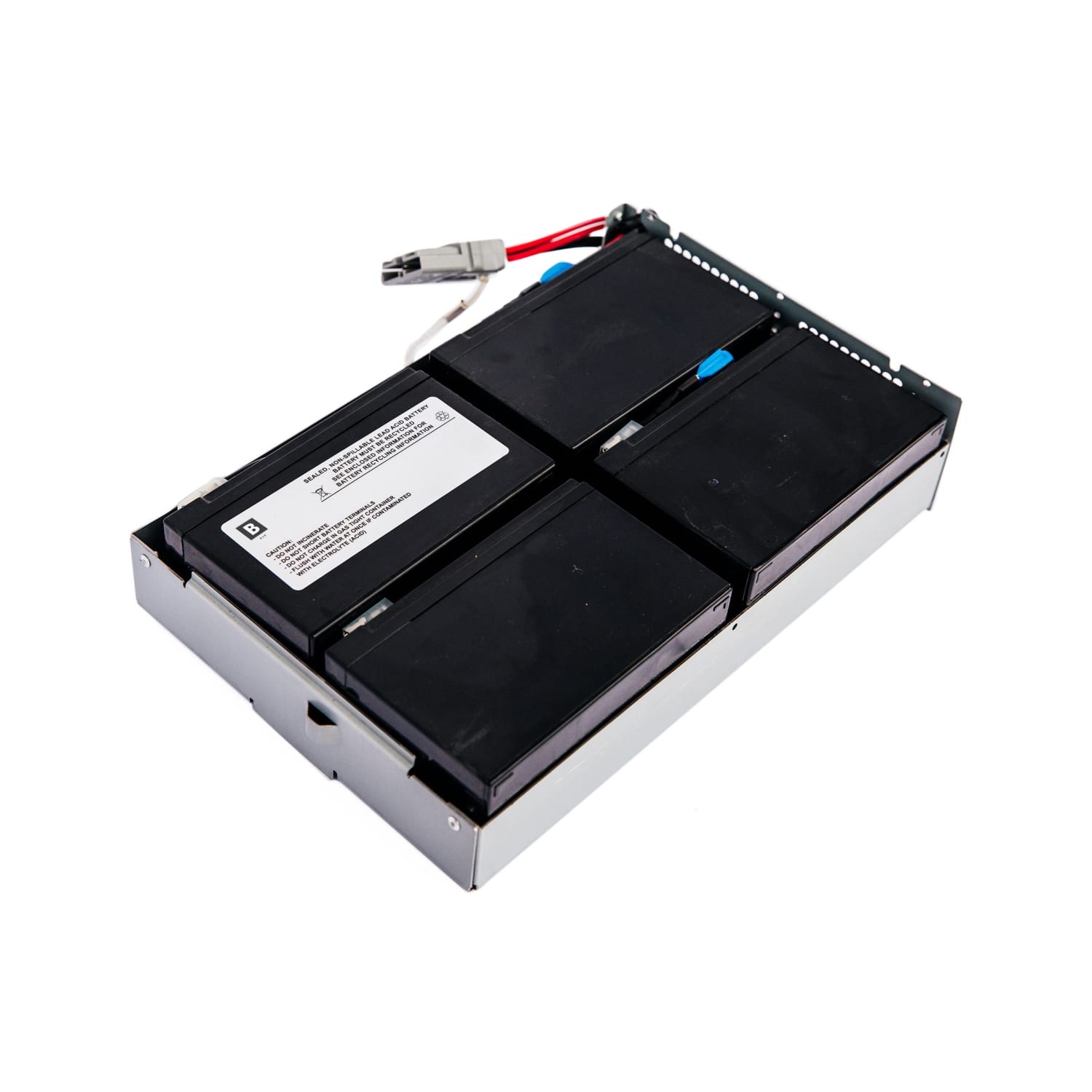 B3E - UPS battery (equivalent to: APC APCRBC157) - 4 x battery - lead acid - for P/N: SMC1500-2U, SMC1500-2UTW, SMC1500I-2U, SMT1000RMI2UC - Image 3