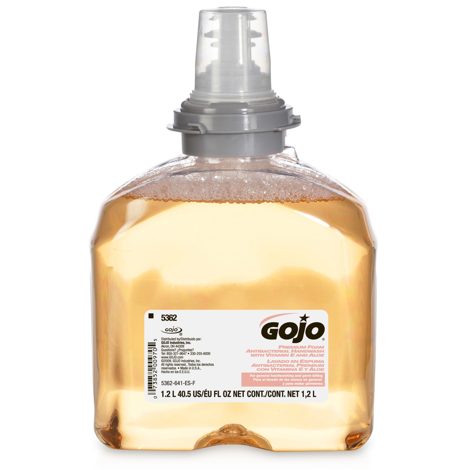GOJO TFX Touch-Free Antibacterial Foam Hand Soap, Orange Scent, 40.5 Oz, Carton Of 2 Bottles - Image 3