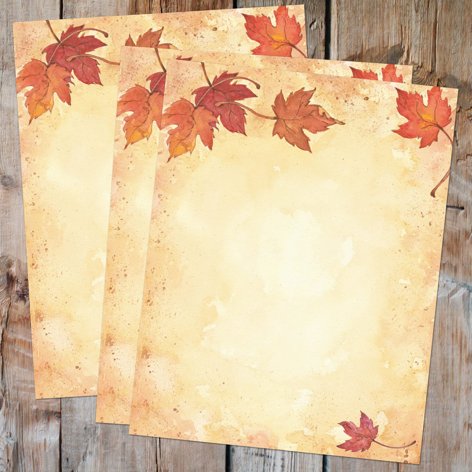 Great Papers! Holiday-Themed Letterhead Paper, 8 1/2in x 11in, Fall Leaves, Pack Of 80 Sheets - Image 4