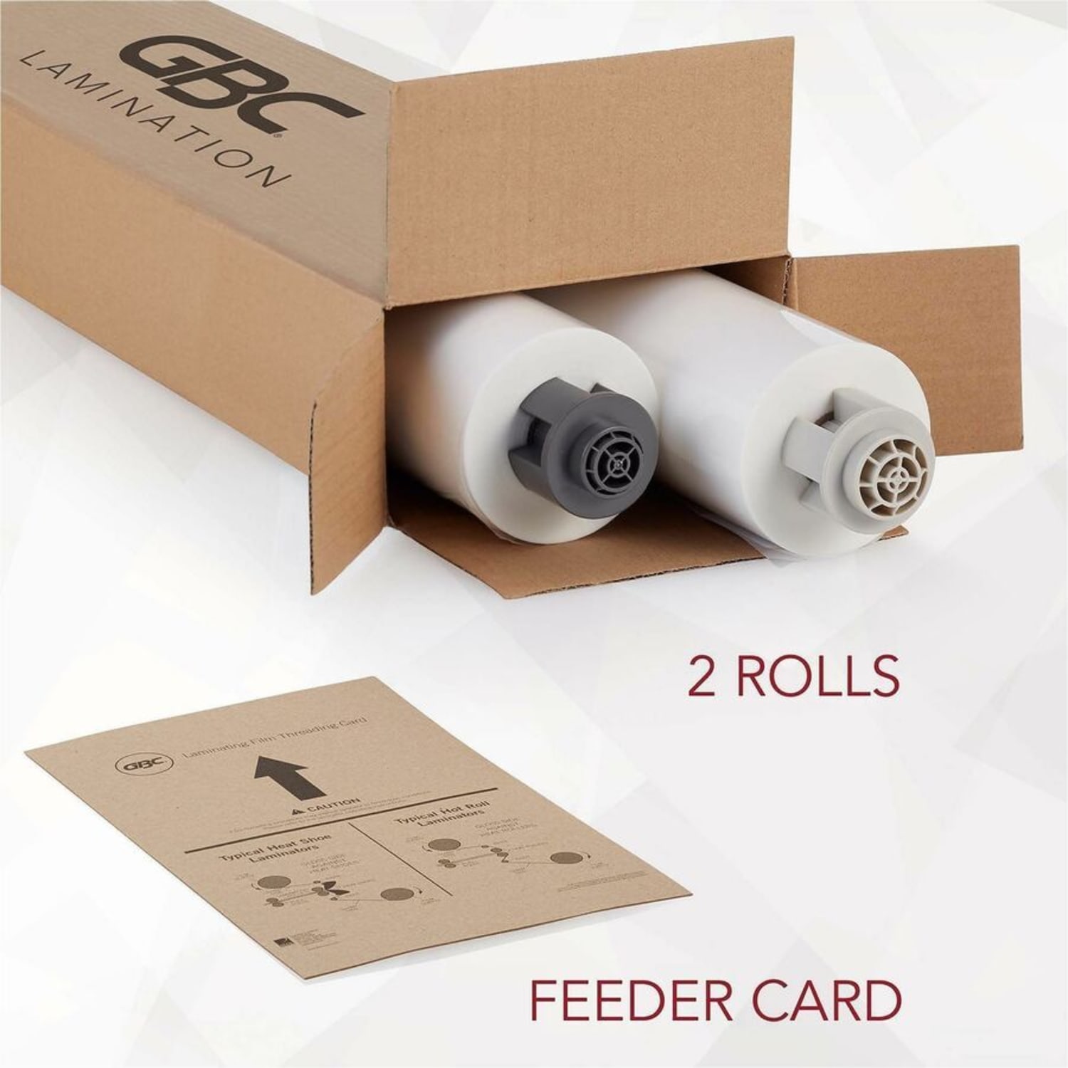 GBC EZLoad NAP II Low Temp Laminating Roll Film - Laminating Pouch/Sheet Size: 25inx 250 ft x 3 mil Thickness - Glossy - 1in Core - Clear - 2 / Carton - Image 4
