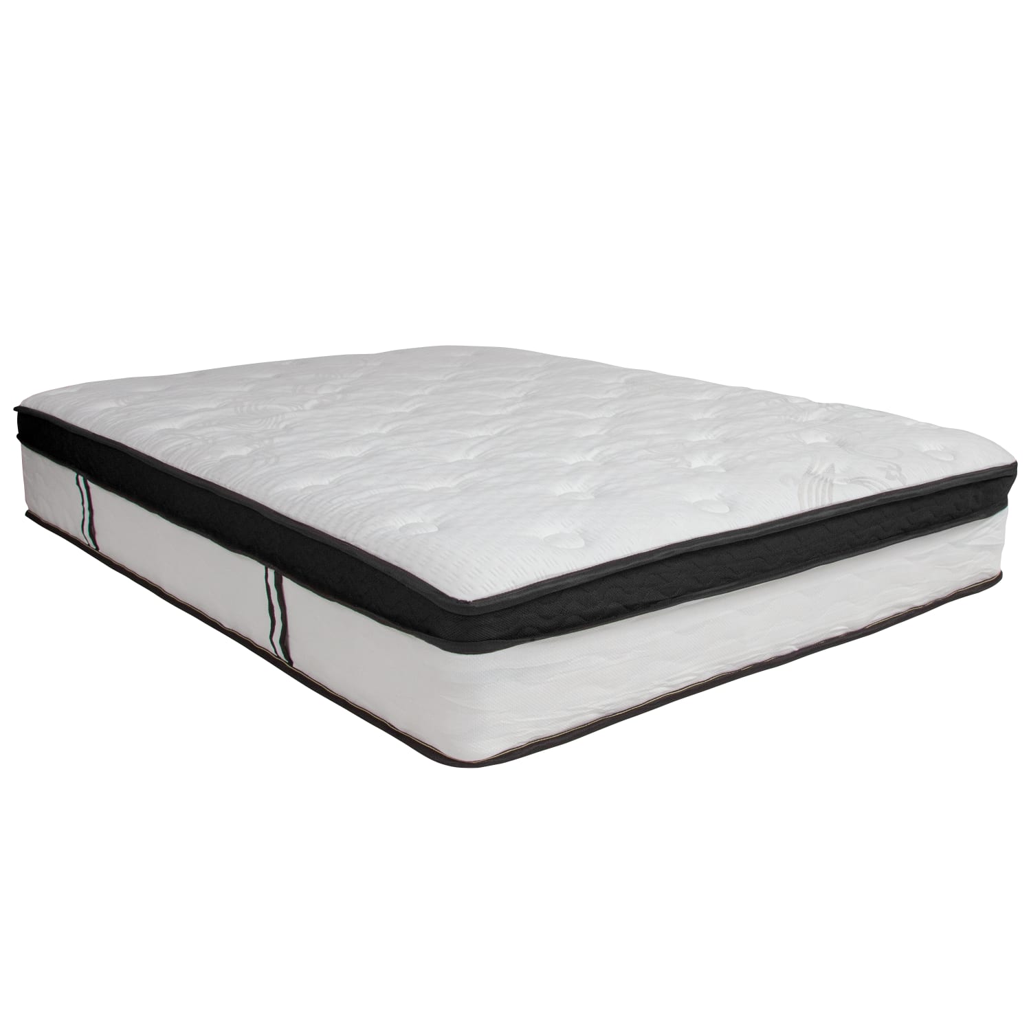 Flash Furniture Capri Mattress, Full Size, 12inH x 54-1/4inW x 75-1/2inD, White - Image 4