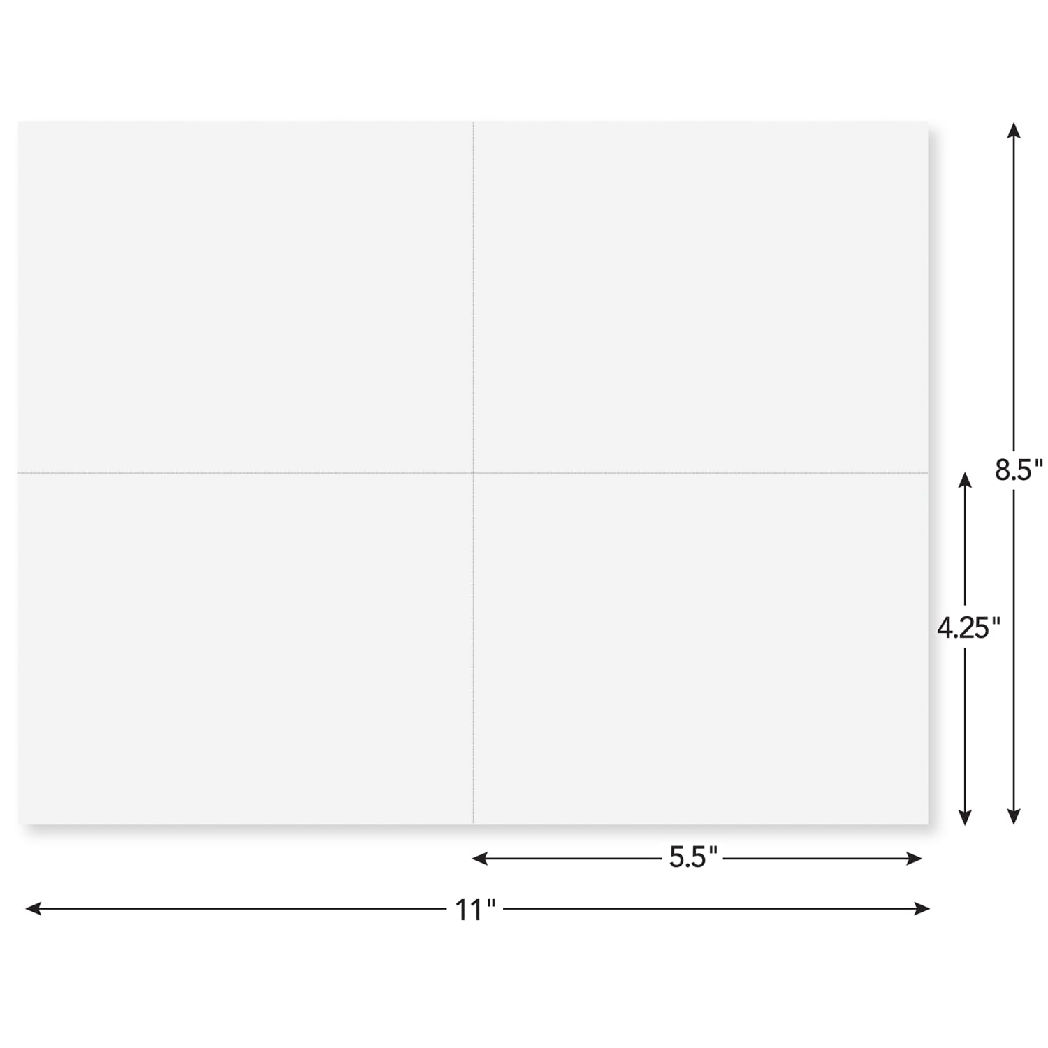 Great Papers! 4-Up Postcards, 8-1/2in x 11in Sheet, White, 4 Postcards Per Sheet, Pack Of 50 Sheets - Image 3