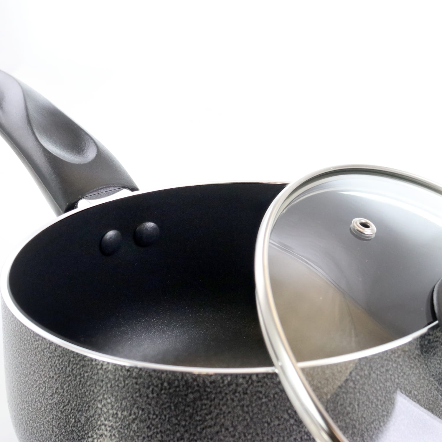 Better Chef Aluminum Saucepan, 2-Quart, Gray - Image 3