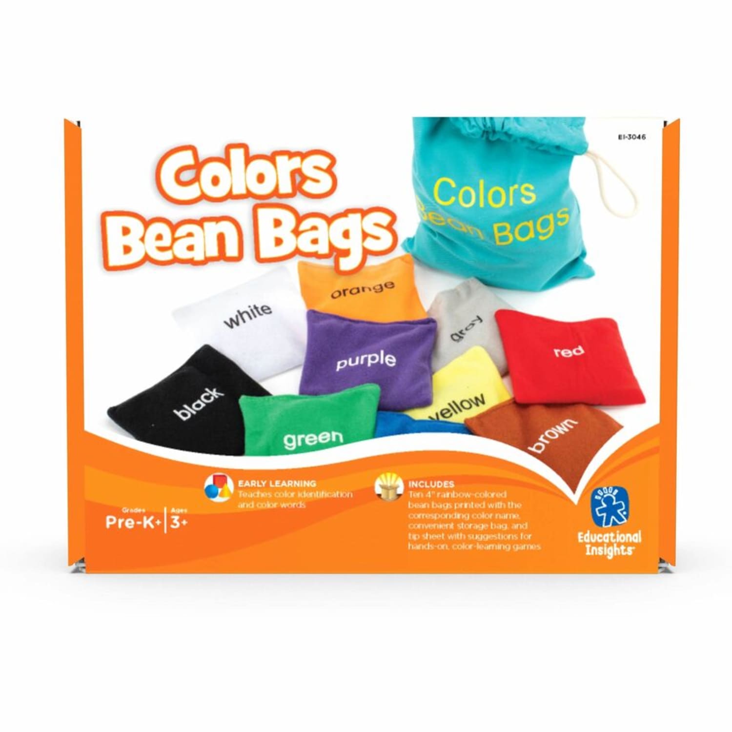 Educational Insights Colors Bean Bags, Pack Of 10 - Image 6