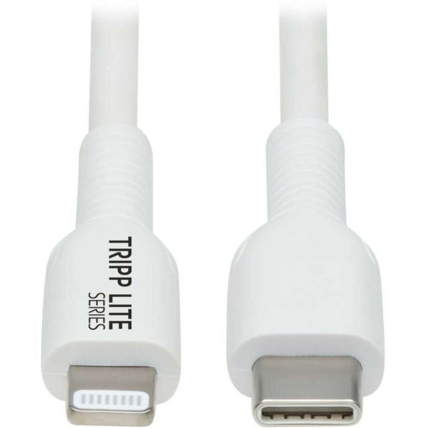 Tripp Lite Safe-IT M102AB-02M-WH Lightning/USB-C Data Transfer Cable