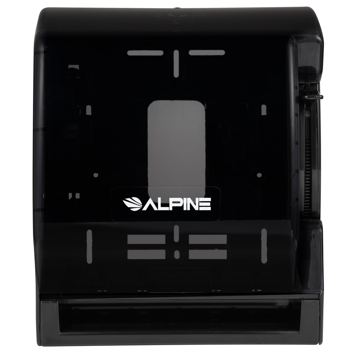 Alpine Economy Paper Towel Roll Dispenser, 13-3/8inH x 9-9/16inW x 10-15/16inD, Black - Image 3