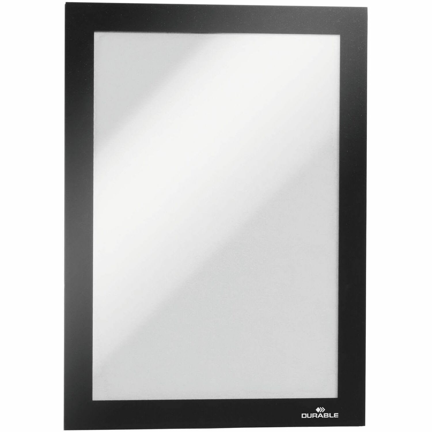 DURABLE DURAFRAME Self-Adhesive Magnetic Half-Letter Sign Holder - 6.5inx9.5in Frame Size - Rectangle - 491301