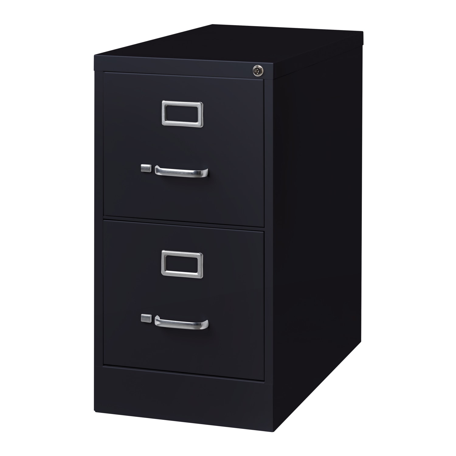 WorkPro 26-1/2inD Vertical 2-Drawer Letter-Size File Cabinet, Black - Image 4