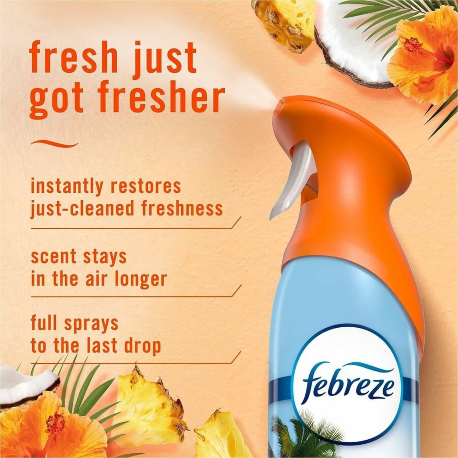 Febreze Air Mist Air Freshener Spray - Spray - 8.1 fl oz (0.3 quart) - Hawaiian Aloha - Odor Neutralizer, Long Lasting - 2 / Pack - Image 5