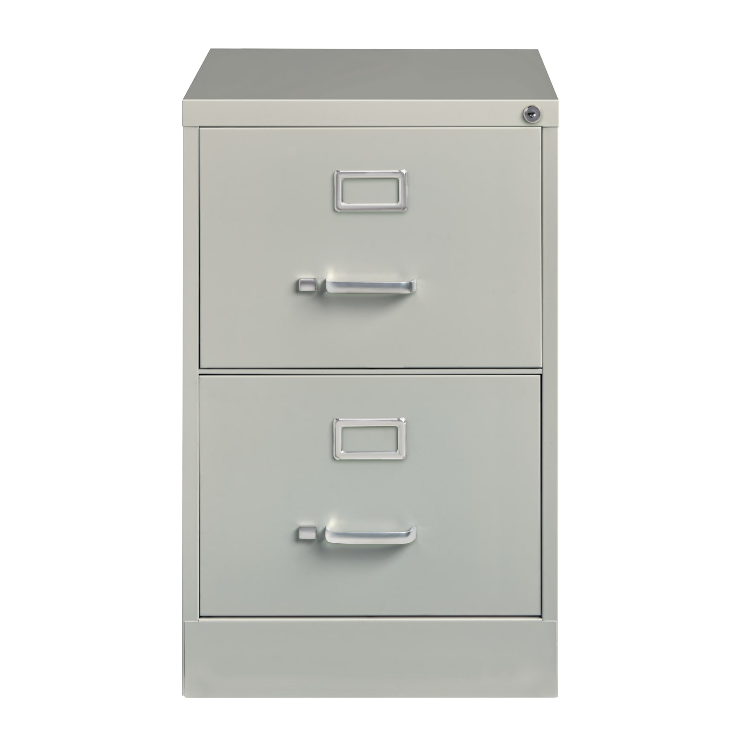 WorkPro 26 1/2inD 2-Drawer Legal-Size Vertical File Cabinet, Light Gray - Image 3