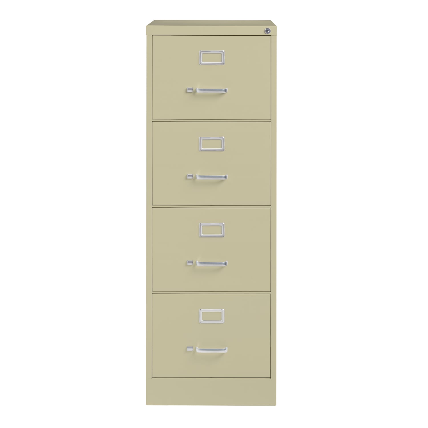WorkPro 26-1/2inD Vertical 4-Drawer Legal-Size File Cabinet, Putty - Image 3