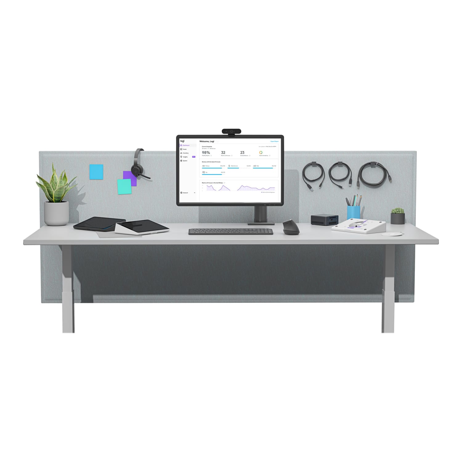Logitech Tap IP - Video conferencing device - graphite - Image 4