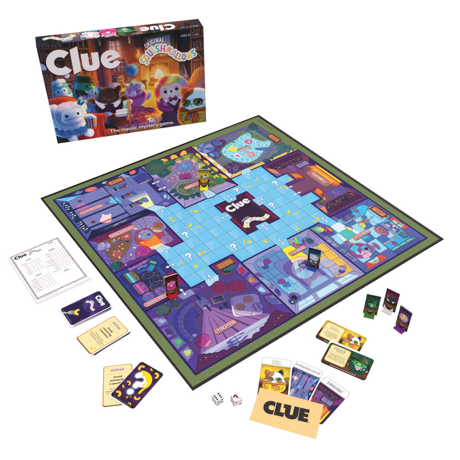 USAopoly Clue: Squishmallows, All Ages