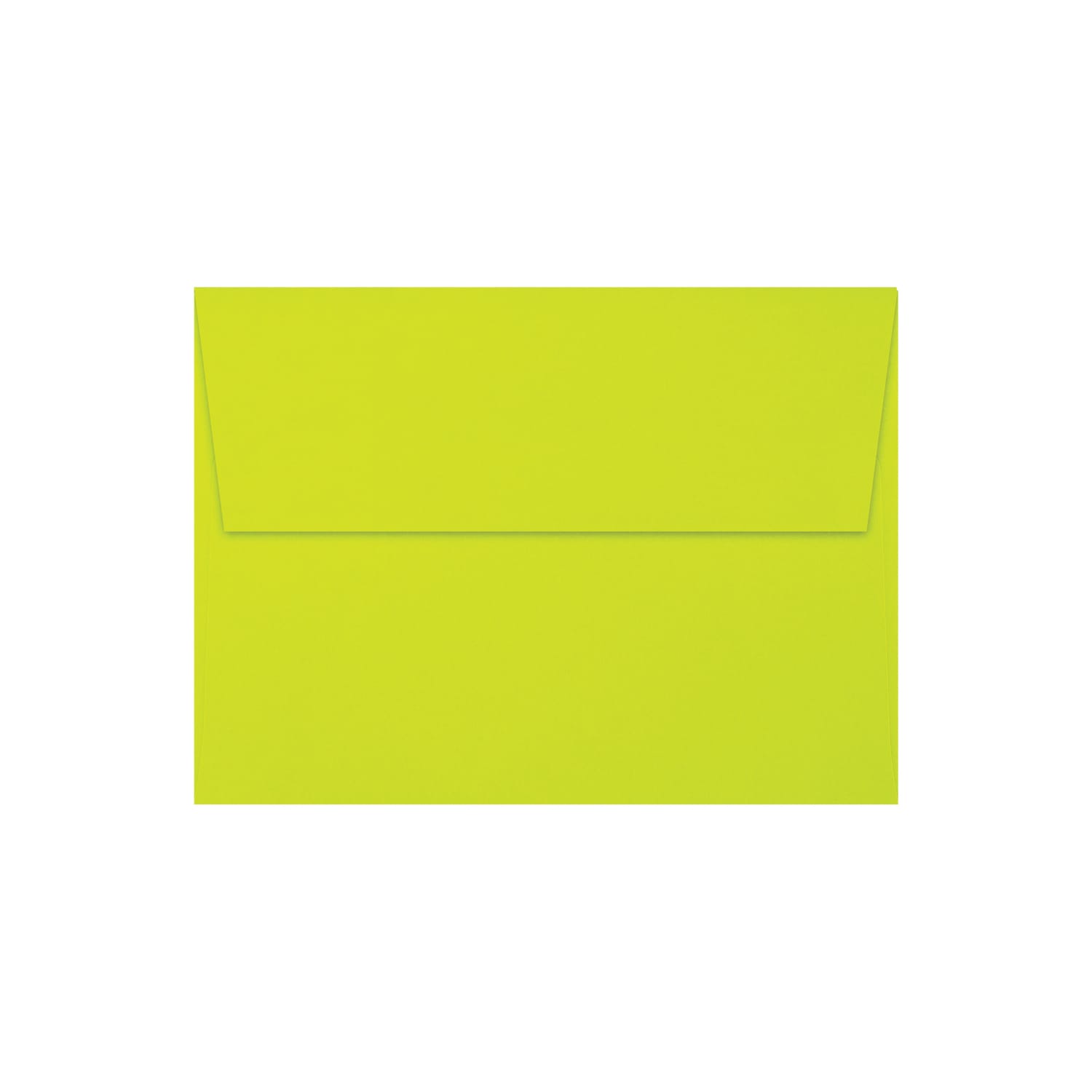 LUX Invitation Envelopes, A7, Peel & Stick Closure, Wasabi, Pack Of 50