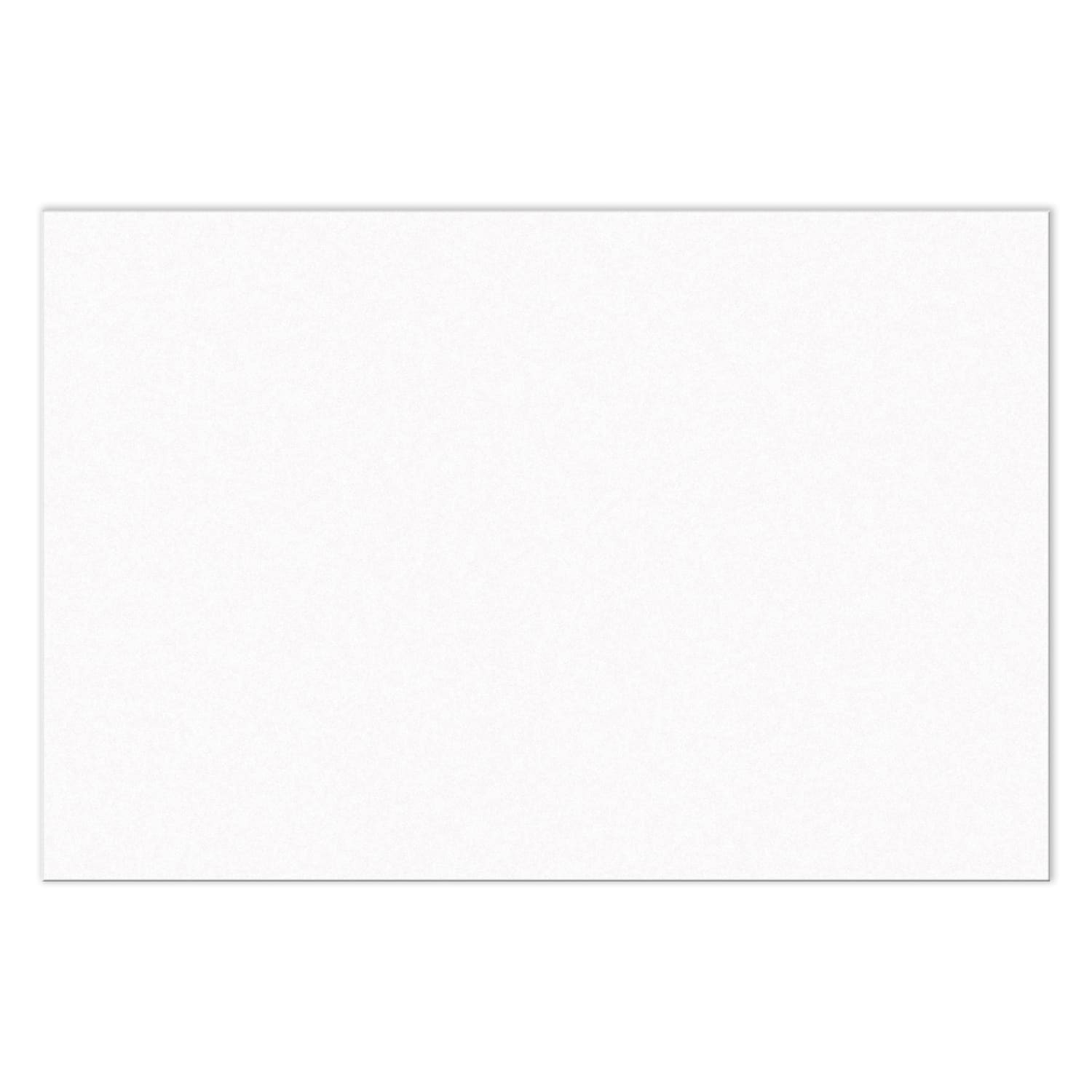 Prang Construction Paper, Medium Weight, 12in x 18in, Bright White, 100 Sheets Per Pack, Set Of 5 Packs - Image 3