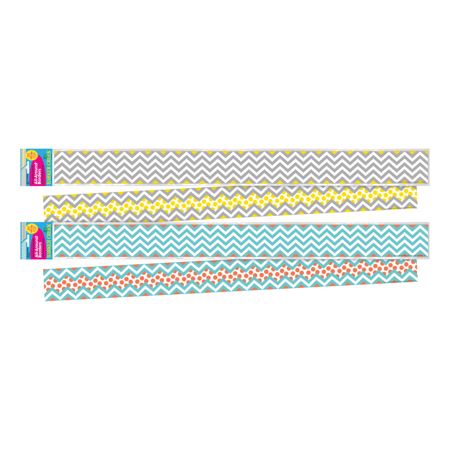 Barker Creek Double-Sided Border Strips, 3in x 35in, Chevron Beautiful, Set Of 24 - Image 5