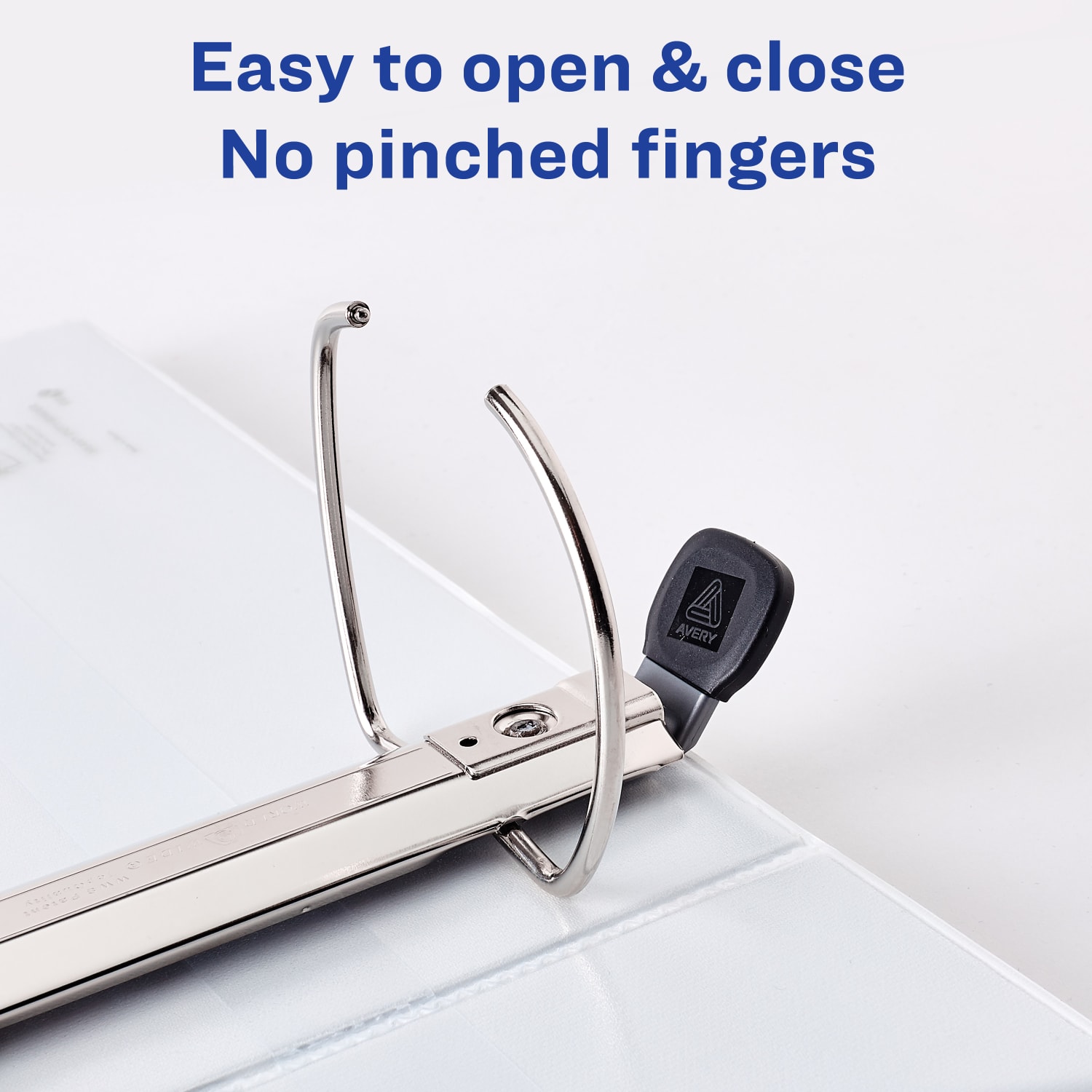 Avery Heavy-Duty View 3 Ring Binder, 4in One Touch EZD Rings, Navy Blue, 1 Binder - Image 6