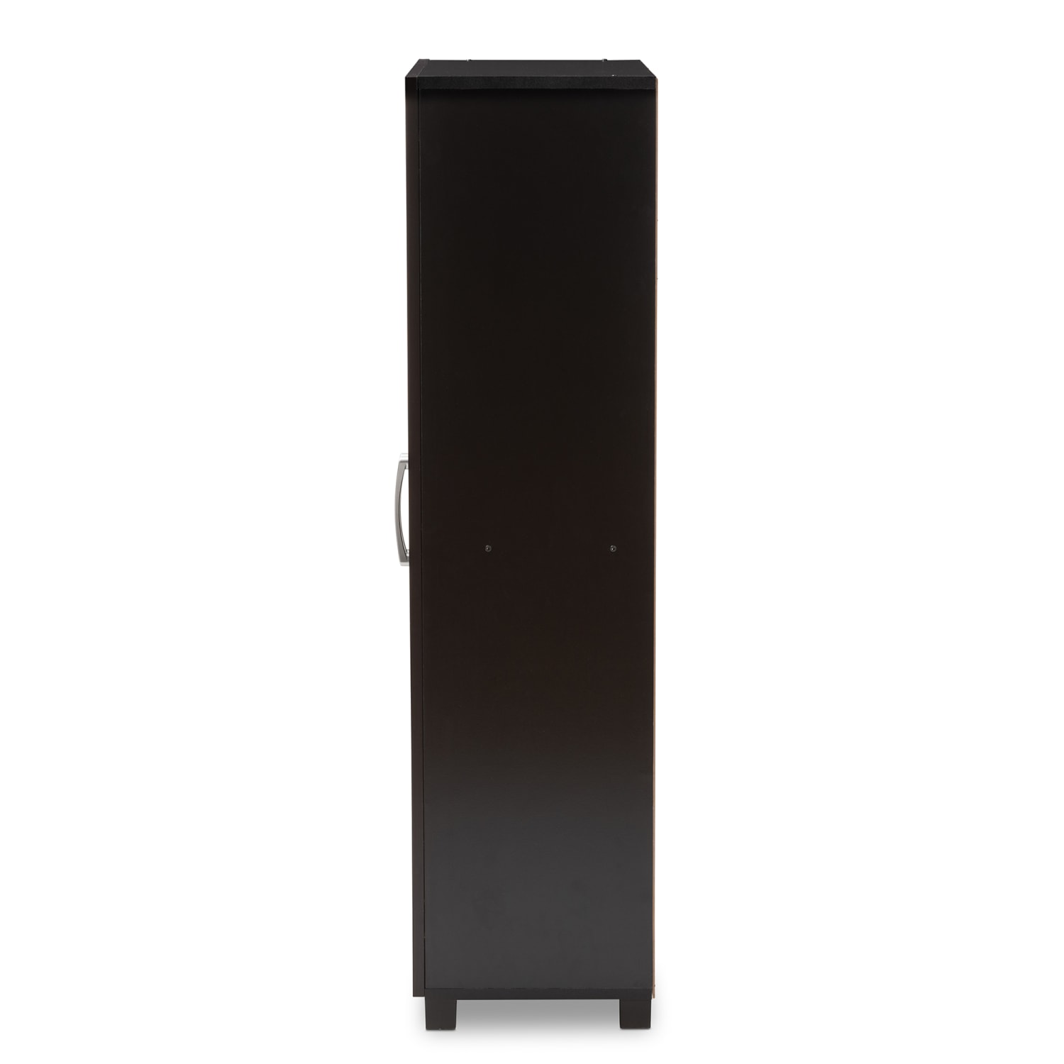 Baxton Studio Marine 2-Door Shoe Storage Cabinet, Wenge Dark Brown - Image 5