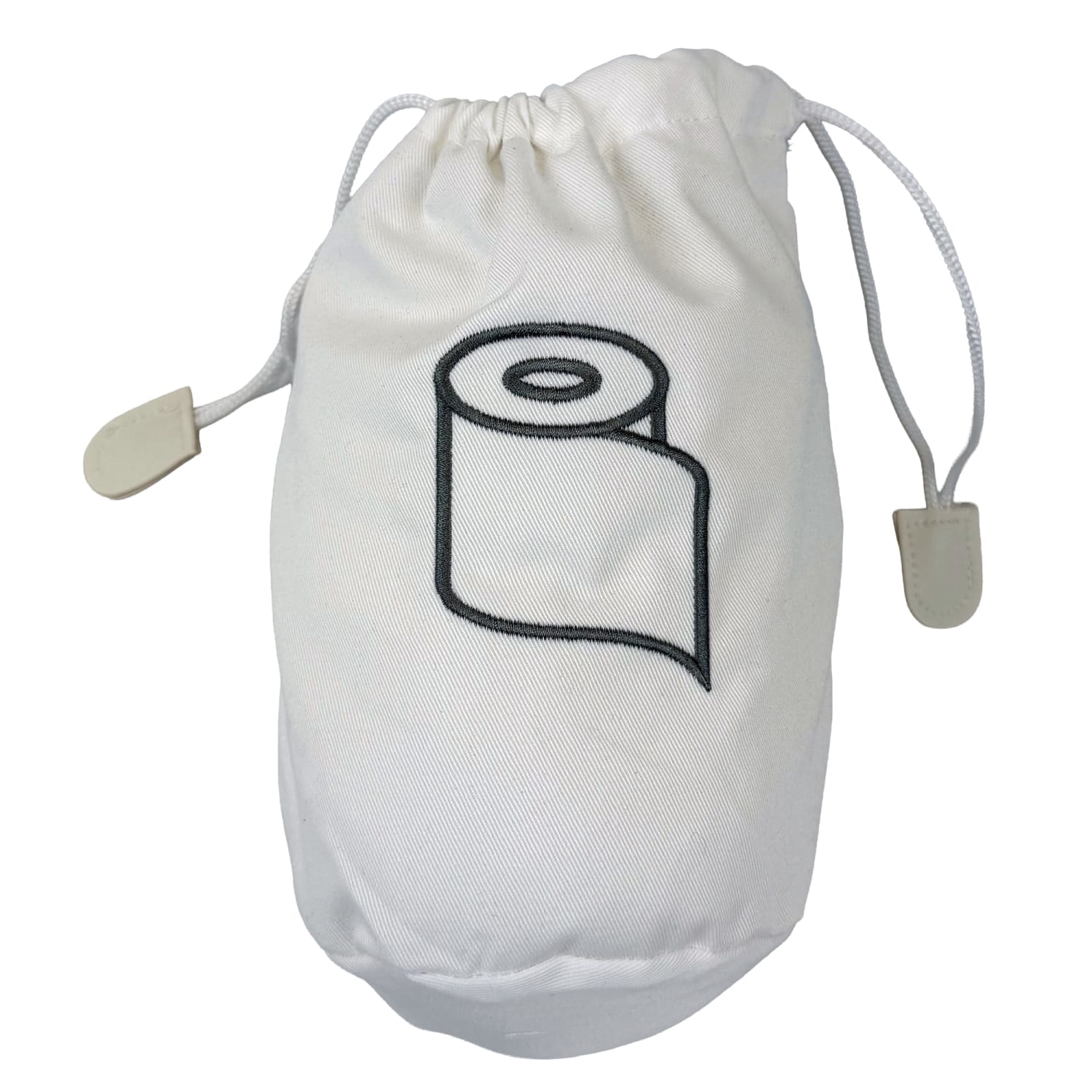 Hospitality Source Reusable Toilet Roll Bags, 8in x 8in, White, Pack Of 50 Bags - Image 3