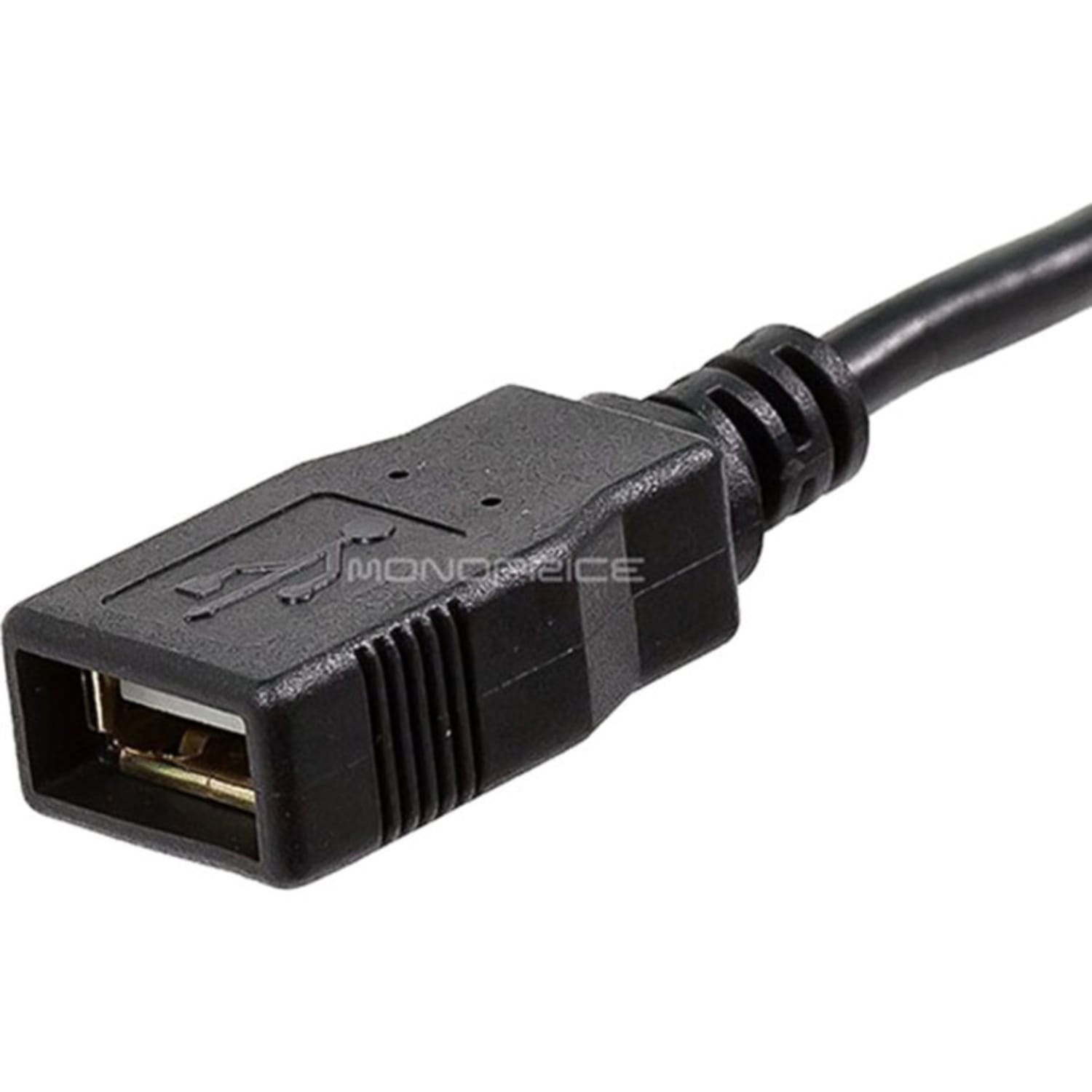 Monoprice 3ft USB 2.0 A Male to A Female Extension 28/24AWG Cable (Gold Plated) - 3 ft USB Data Transfer Cable - 5432 - Image 4