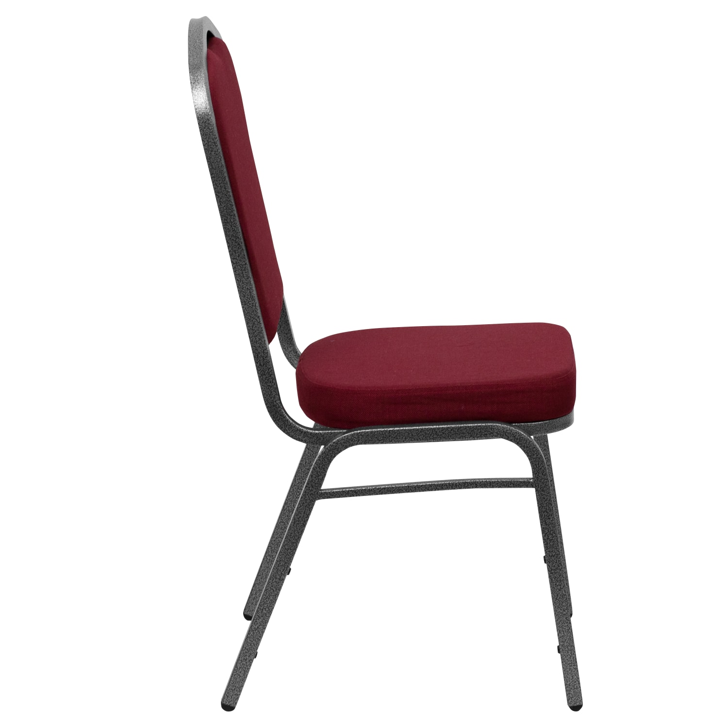 Flash Furniture HERCULES Series Crown Back Stacking Banquet Chair, Burgundy/Silvervein - Image 10