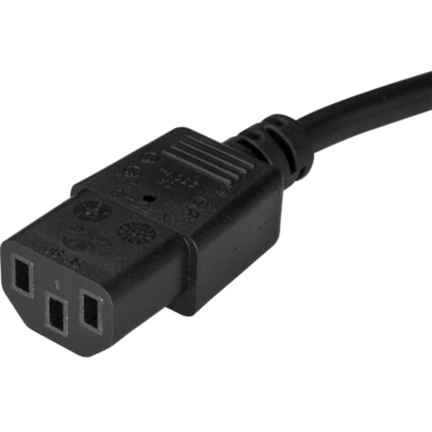 StarTech.com Right-Angle NEMA 5-15P To C13 Computer Power Cord, 10ft - Image 4