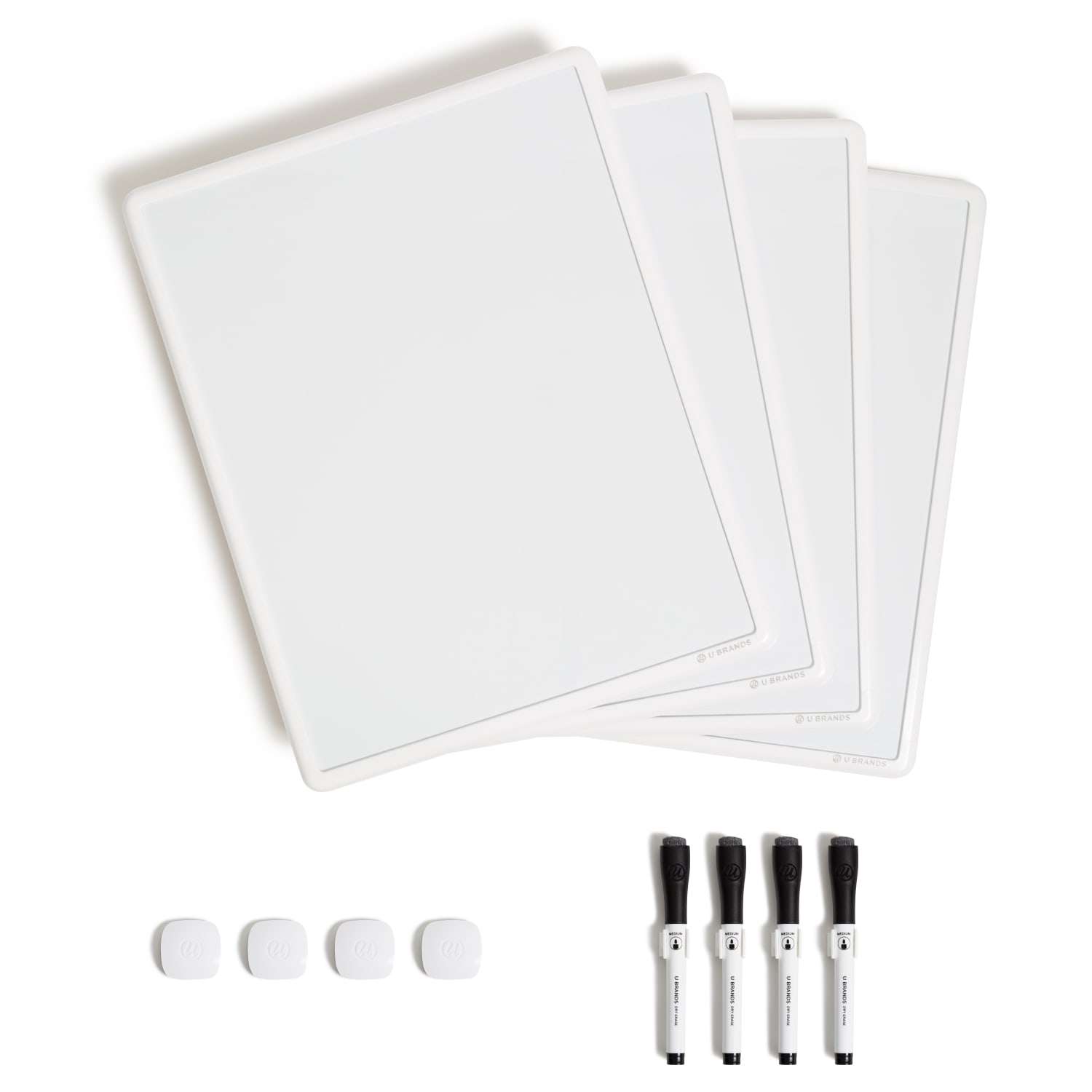 U Brands Contempo Magnetic Dry-Erase Board Bundle, 11in X 14in, 4 Pack (3259U00-01) - Image 5