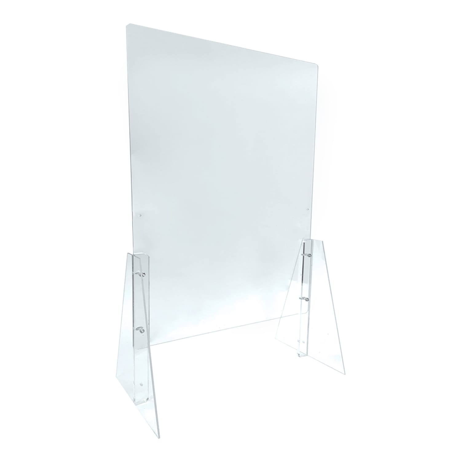 Azar Displays Counter Cashier Shields, 31-1/2inH x 23-1/2inW x 11inD, Clear, Pack Of 2 Shields - Image 3