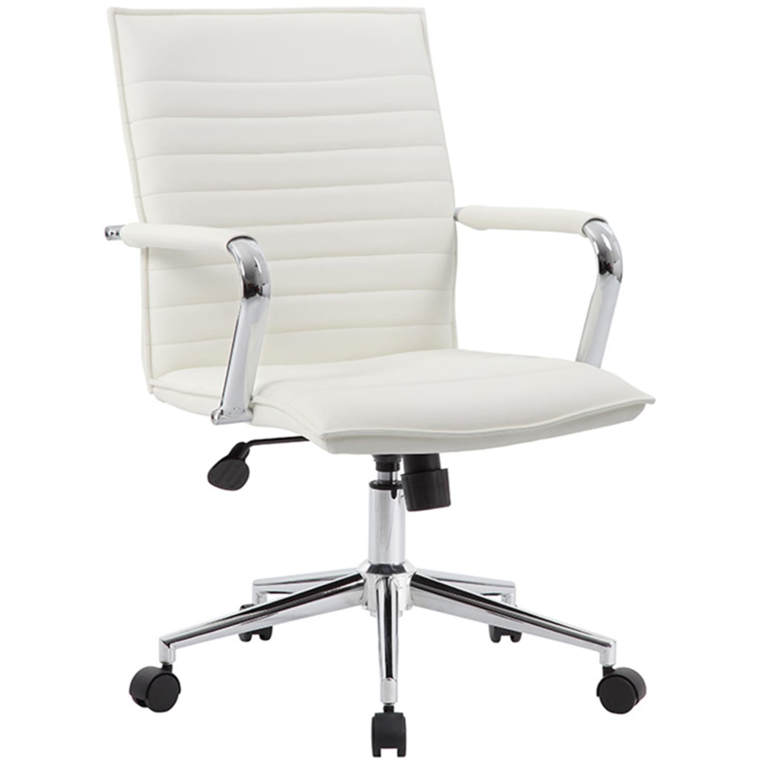 Boss Office Products Ergonomic Vinyl MidBack Hospitality Task Chair WhiteChrome PopularChairscom Boss Office Products Ergonomic Vinyl Mid Back Hospitality Task Chair WhiteChrome PopularChairscom