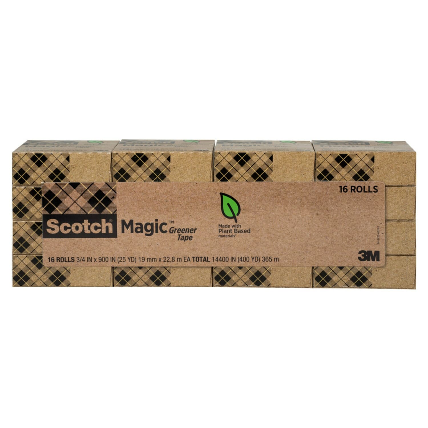 Scotch Greener Magic Tape, Invisible, 16 Tape Rolls, 3/4 in x 900 in, Home Office Supplies and School Supplies for College and Classrooms - Image 4