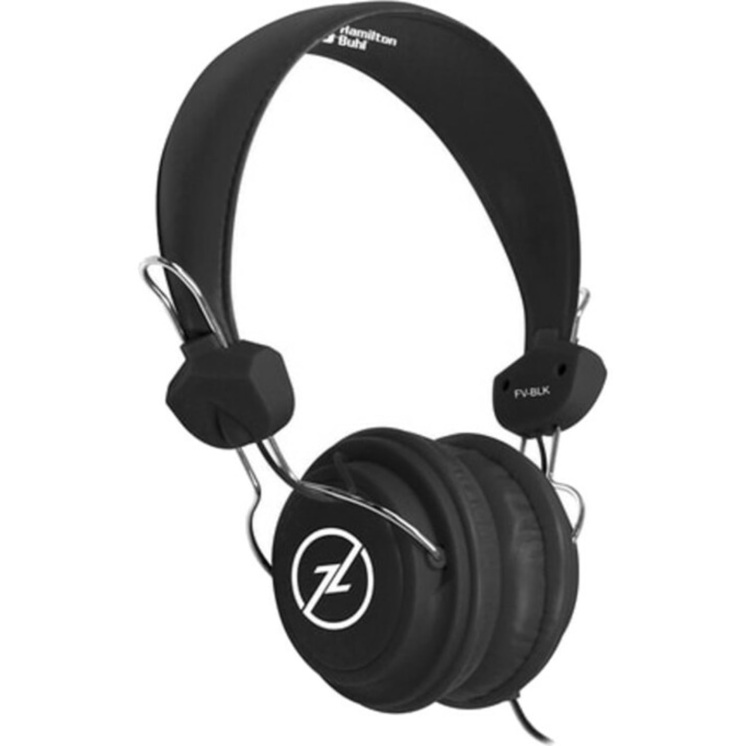 Hamilton Buhl Favoritz TRRS Headset With In-Line Microphone - BLACK - Stereo - Mini-phone (3.5mm) - Wired - 32 Ohm - 50 Hz to 20 kHz - Over-the-head - Binaural - Supra-aural - 5 ft Cable - Black - Image 4