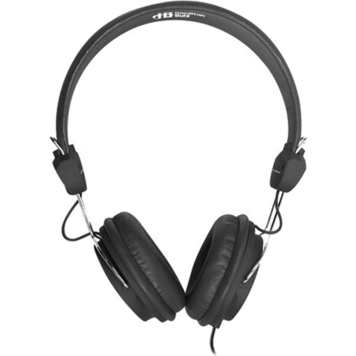 Hamilton Buhl Favoritz TRRS Headset With In-Line Microphone - BLACK - Stereo - Mini-phone (3.5mm) - Wired - 32 Ohm - 50 Hz to 20 kHz - Over-the-head - Binaural - Supra-aural - 5 ft Cable - Black - Image 5