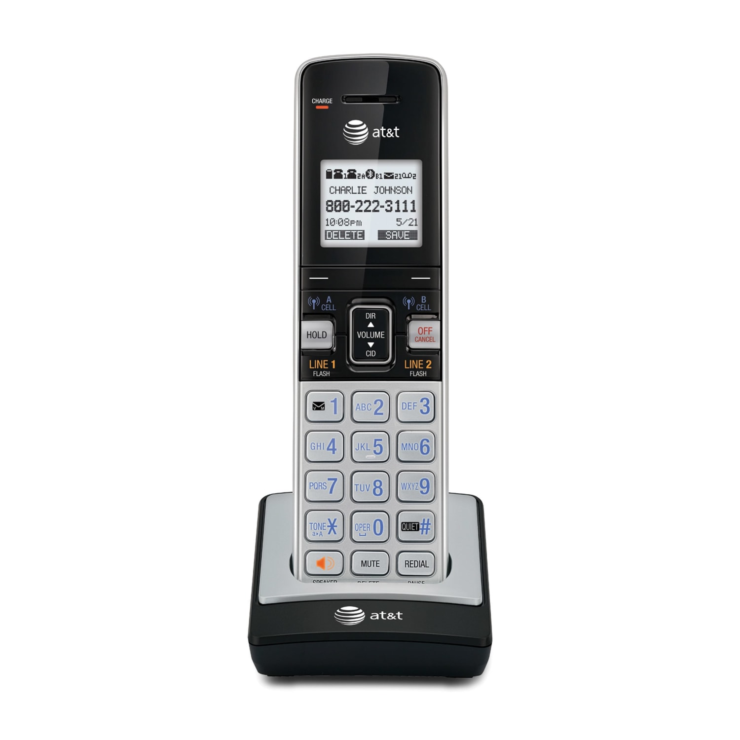 AT&T TL86003 DECT 6.0 Expansion Cordless Handset For AT&T TL86103 Expandable Phone System - Image 3