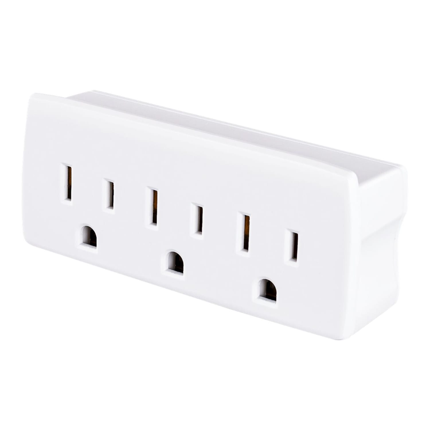 CyberPower GT3W Straight Outlet Adapter - 3 - NEMA 5-15R Outlet(s), NEMA 5-15P Plug Type, Straight Plug Style, White - Image 3