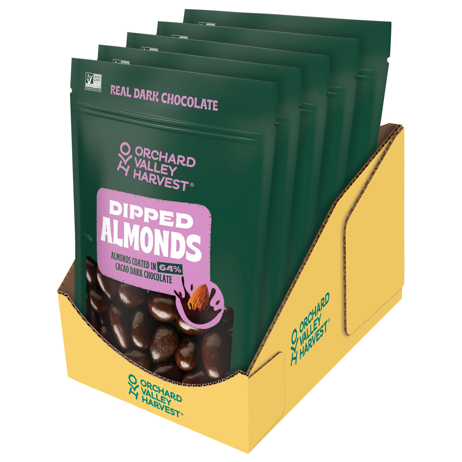 Orchard Valley Harvest Dipped Almond GF Non-GMO, 5 oz, 6 ct, 2 pk - Image 4