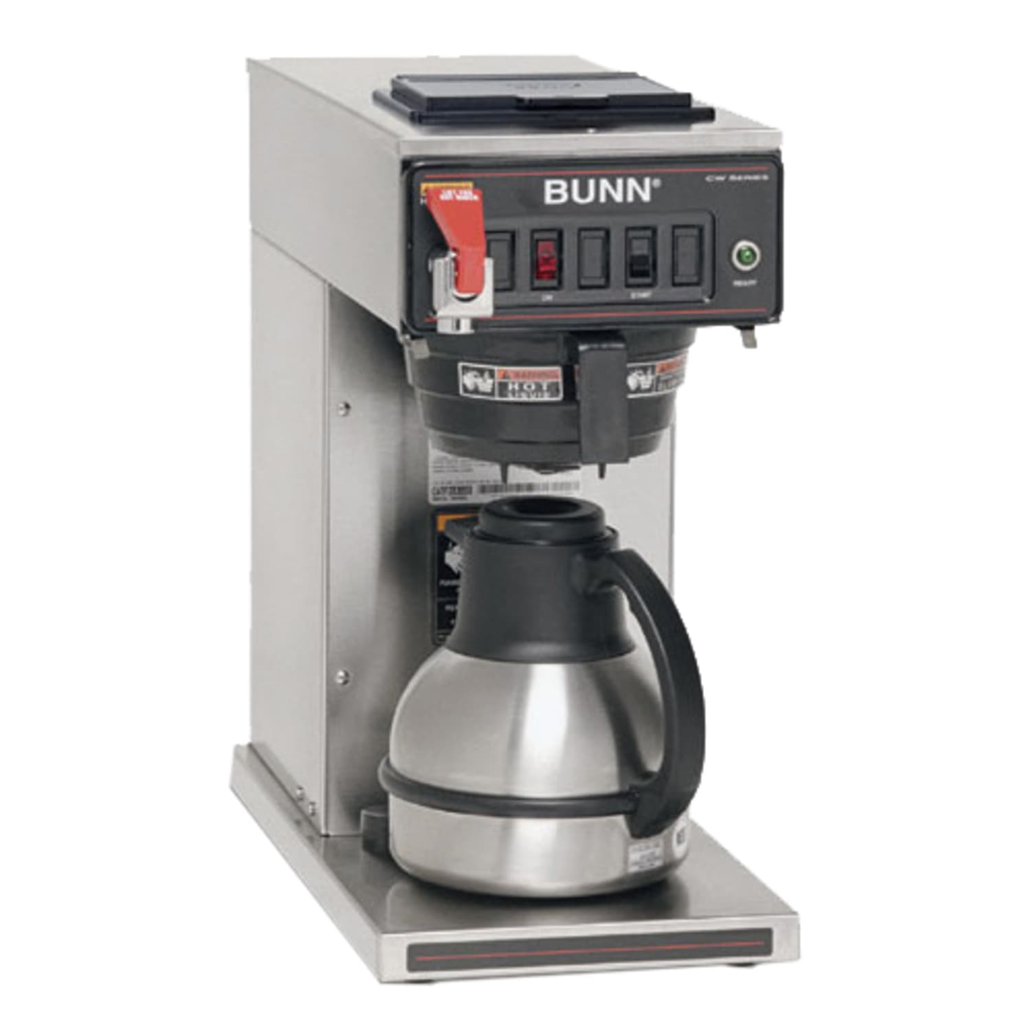 BUNN 12-Cup Thermal Commercial Coffee Brewer, Silver - Image 6